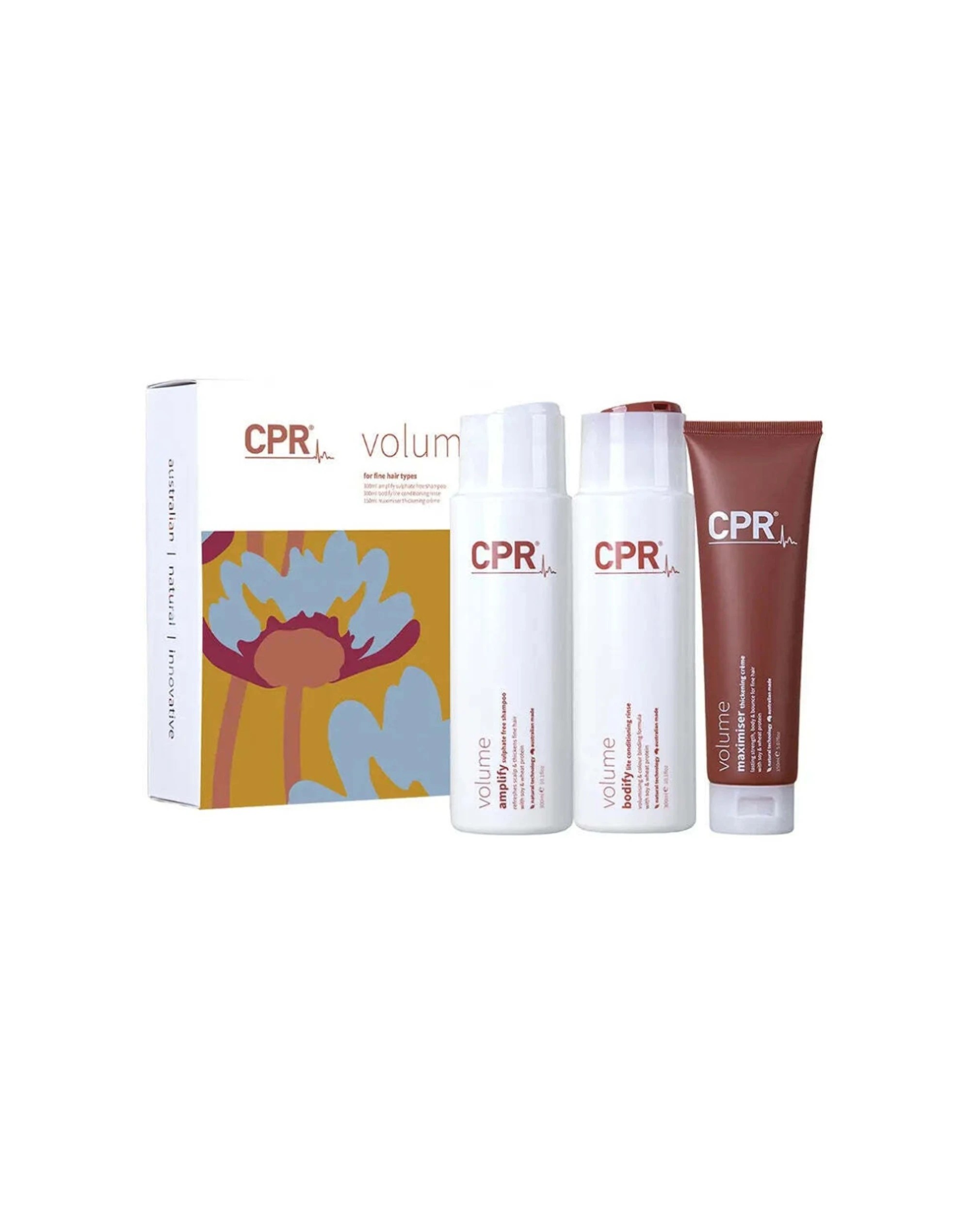 1 CPR Hair 3pc Volume Trio Set Shampoo Conditioner Thickening Creme 750ml Total Kit - Multi, 1 of 4