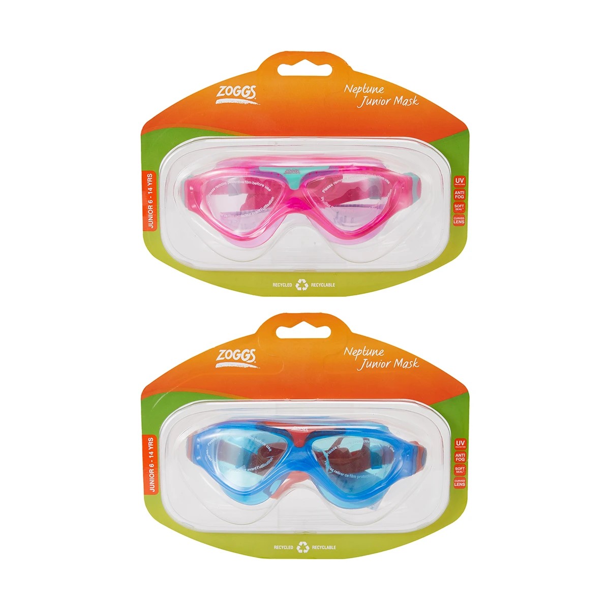 10 Zoggs Neptune Junior Mask - Assorted, 10 of 10