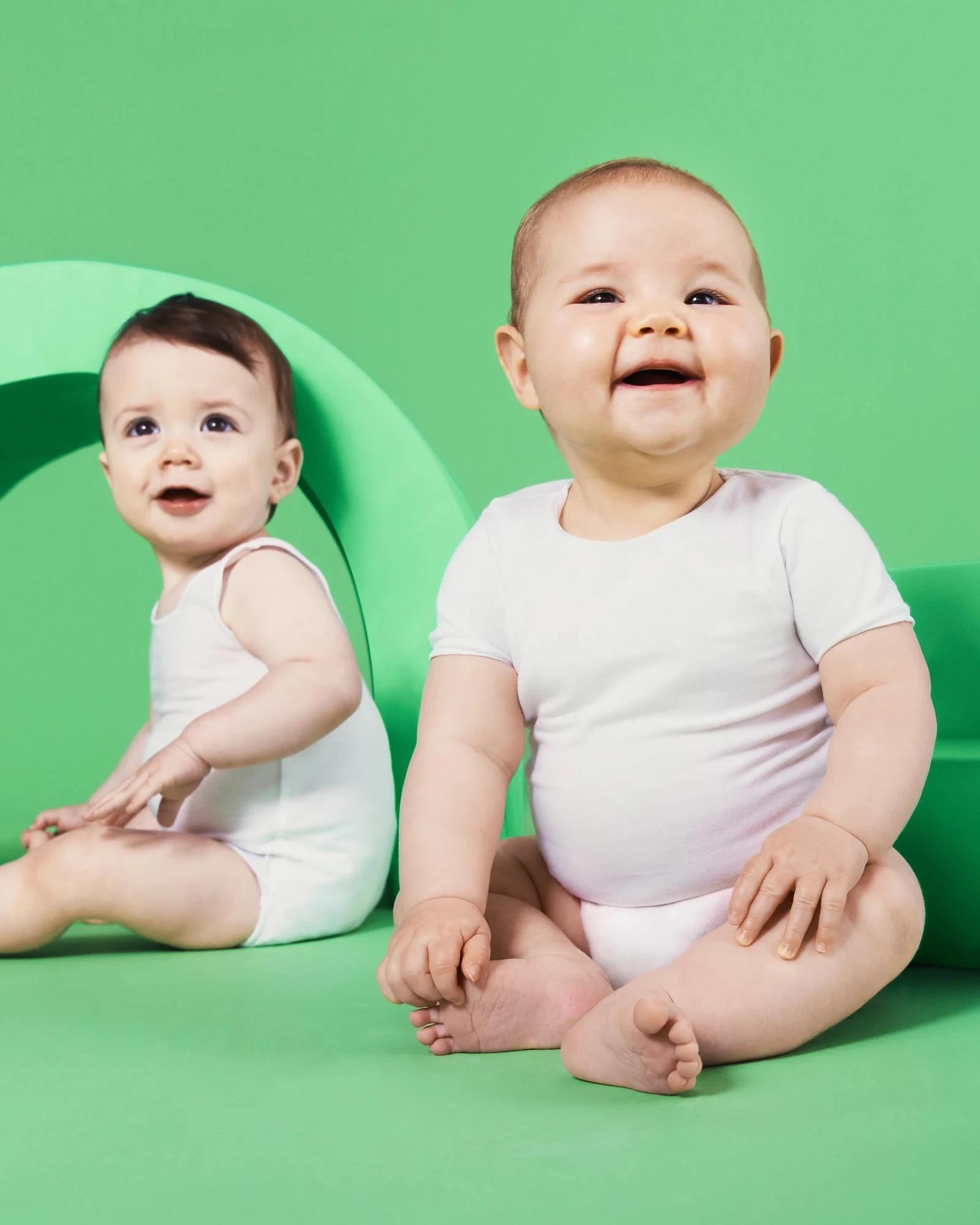 2 2 Pack Bonds Baby Wonderbodies Bodysuits WHITE, 2 of 6