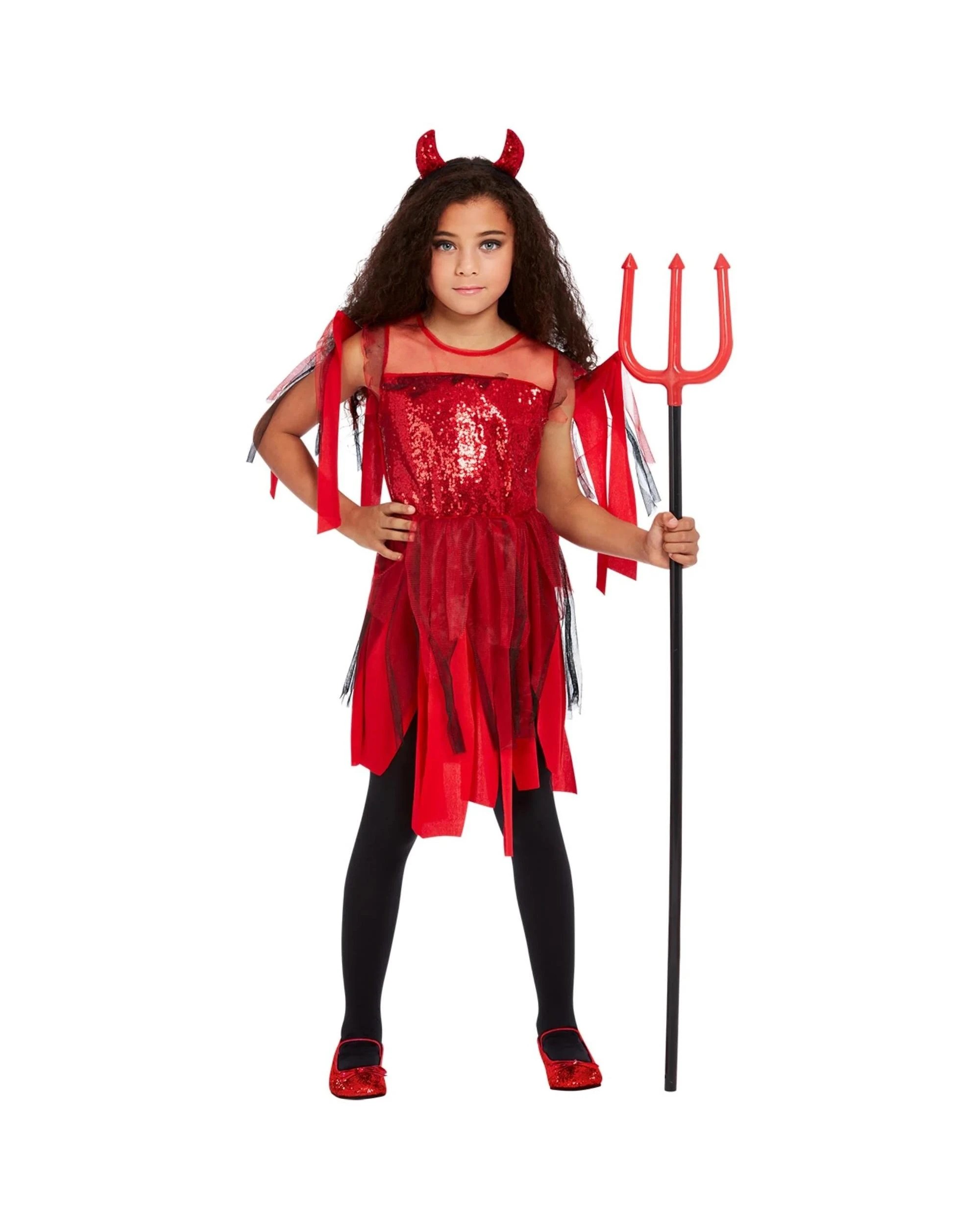 1 Punk Devil Child Costume Size Small 4-6 Years, 1 of 5
