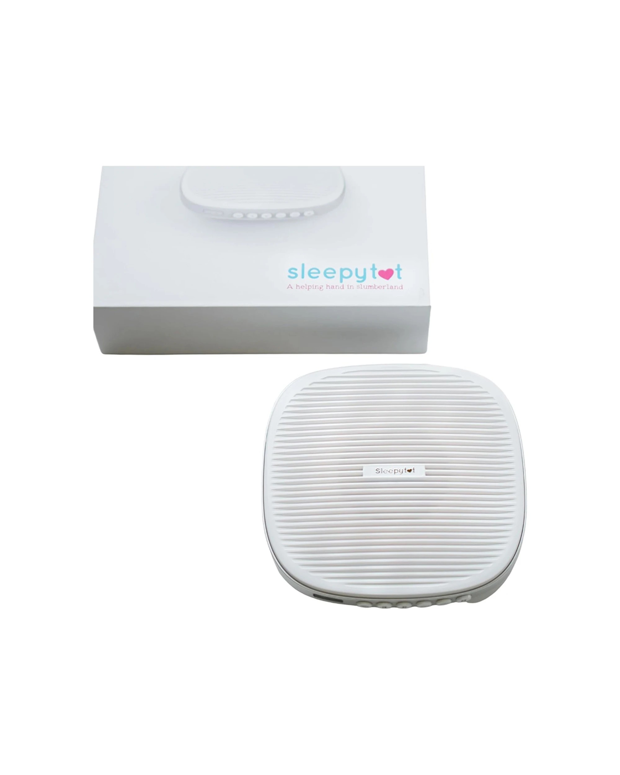 1 Sleepytot & Noise Therapy Sound Machine With Timer & USB - White, 1 of 5