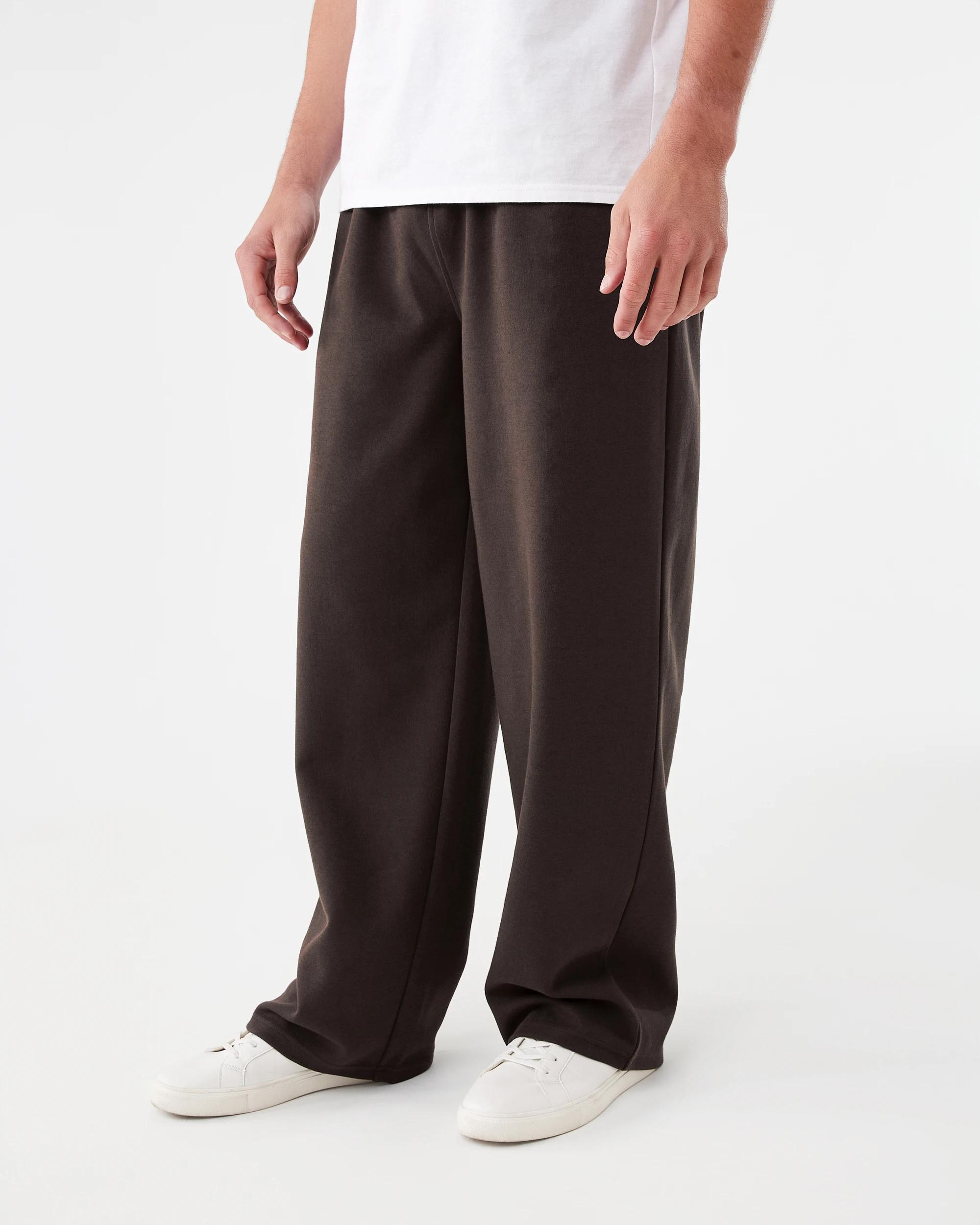 2 Interlock Open Leg Trackpants Brn Mulch, 2 of 6