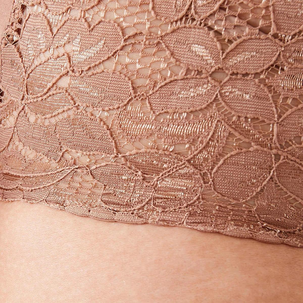 9 3 Pack Lace Front Full Briefs LILLY PINK, FAIRY FLOSS, SOFT CLAY, 9 of 9