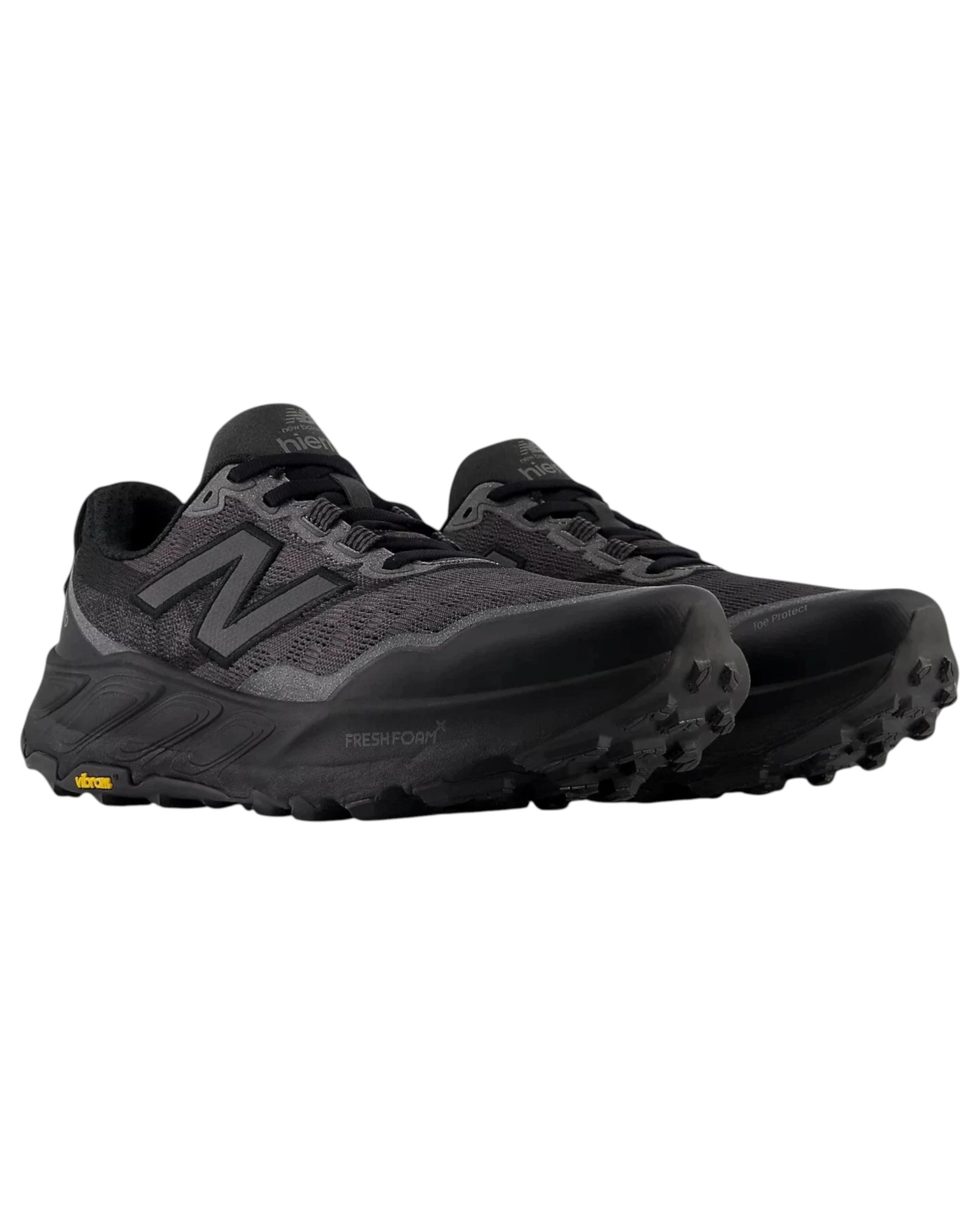 2 New Balance Mens Fresh Foam X Hierro v9 Black Athletic Trail Shoes BLACK, 2 of 6