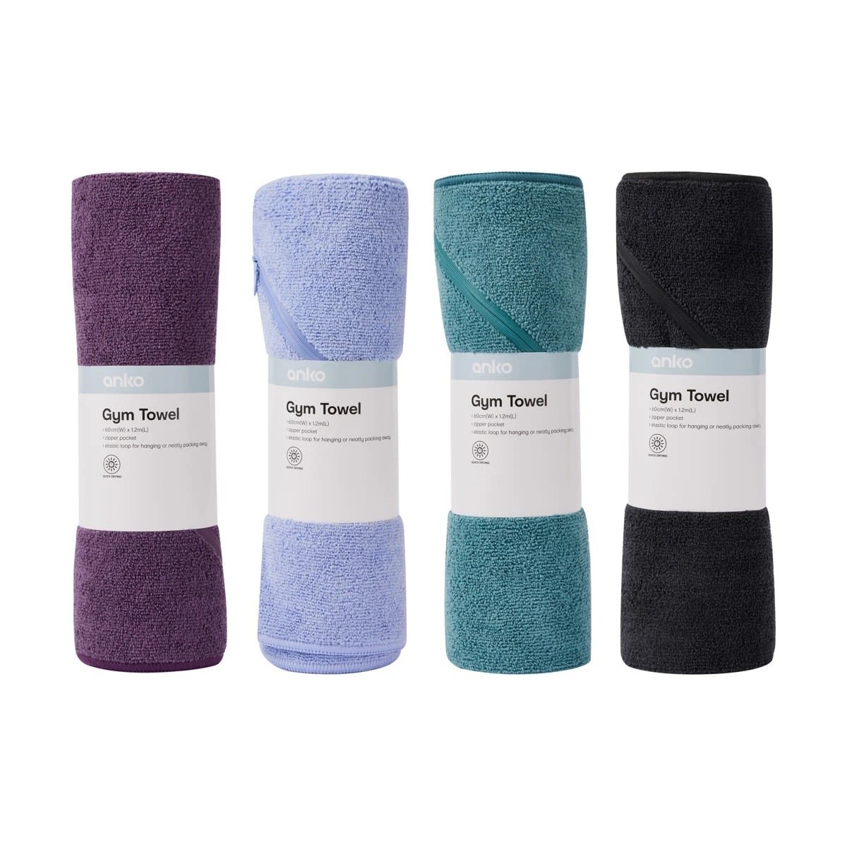 7 Gym Towel - Assorted, 7 of 7