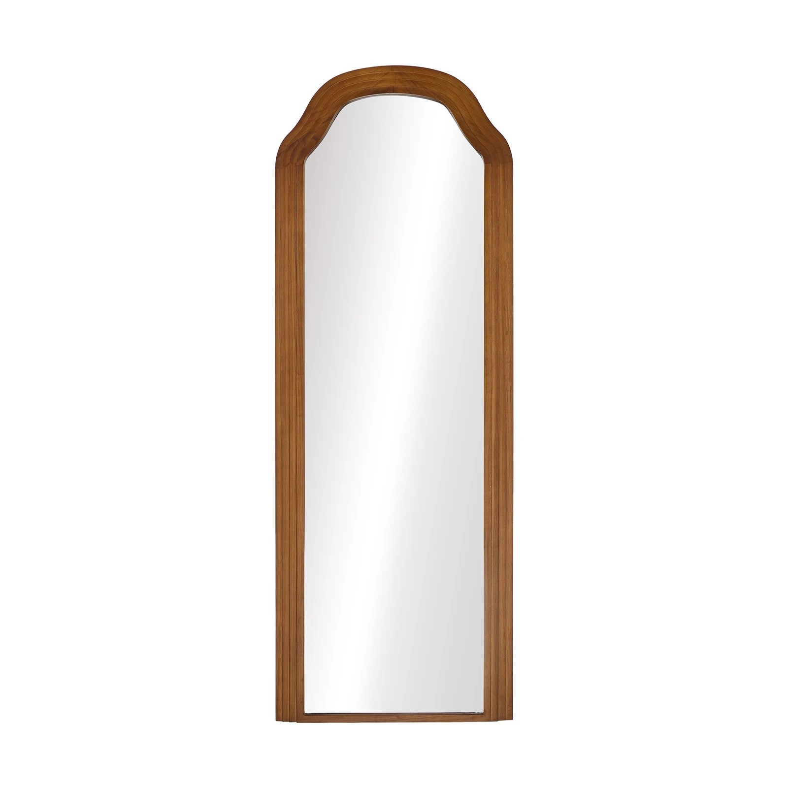 8 Oikiture Full Length Mirror Floor Makeup Mirrors 165x60cm Wood Bedroom - Brown, 8 of 10