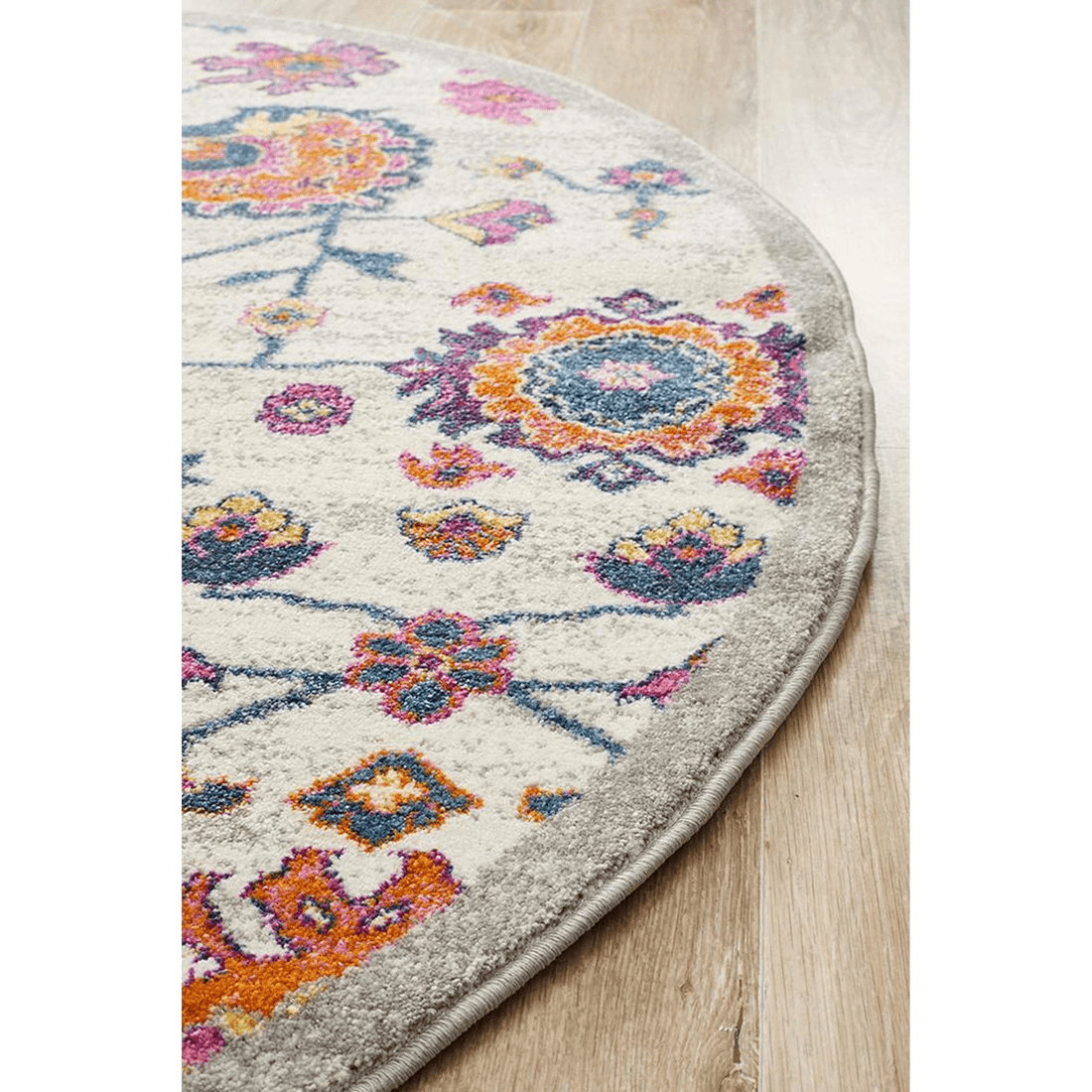 4 Rug Culture Babylon 208 Round Rug, Multi Polypropylene - Multi, 4 of 7