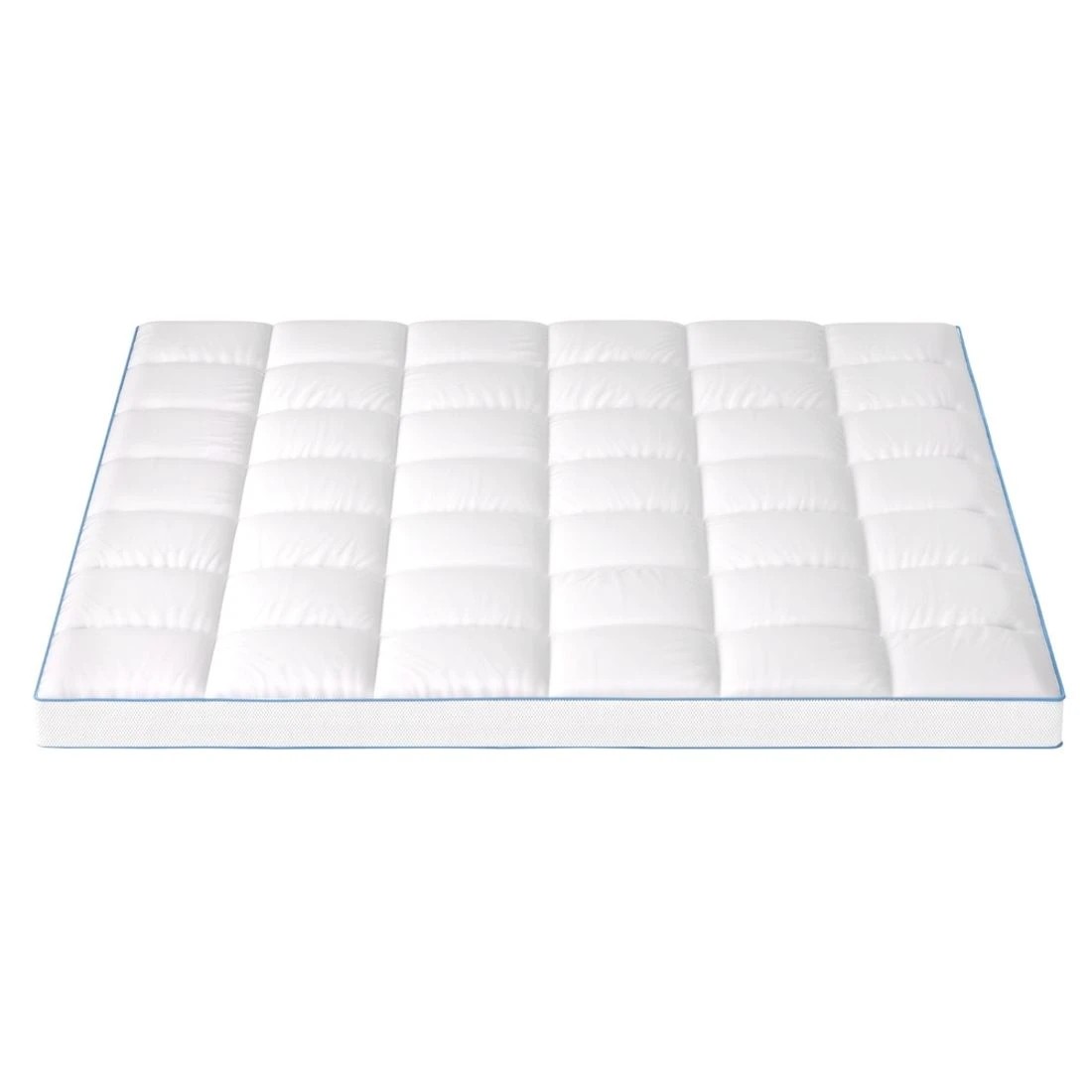 4 Giselle Bedding 1500GSM Bamboo Pillowtop Mattress Topper 10cm Thick Pad for Back Pain Relief - King Bed - White, 4 of 7
