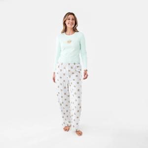 Star Wars Grogu License Long Sleeve Knit Top and Woven Pants Pyjama Set