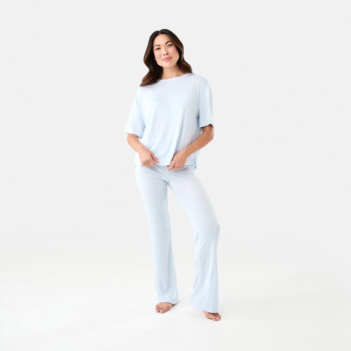 7 Rib Comfort T-shirt HALOGEN BLUE, 7 of 7