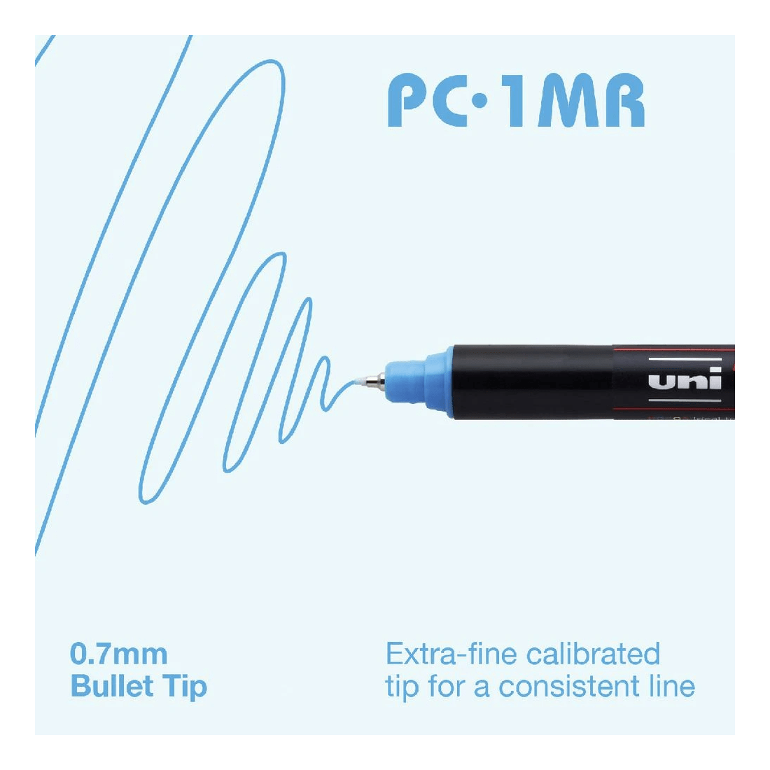 3 POSCA PC 1MR Paint Marker Pink, 3 of 7