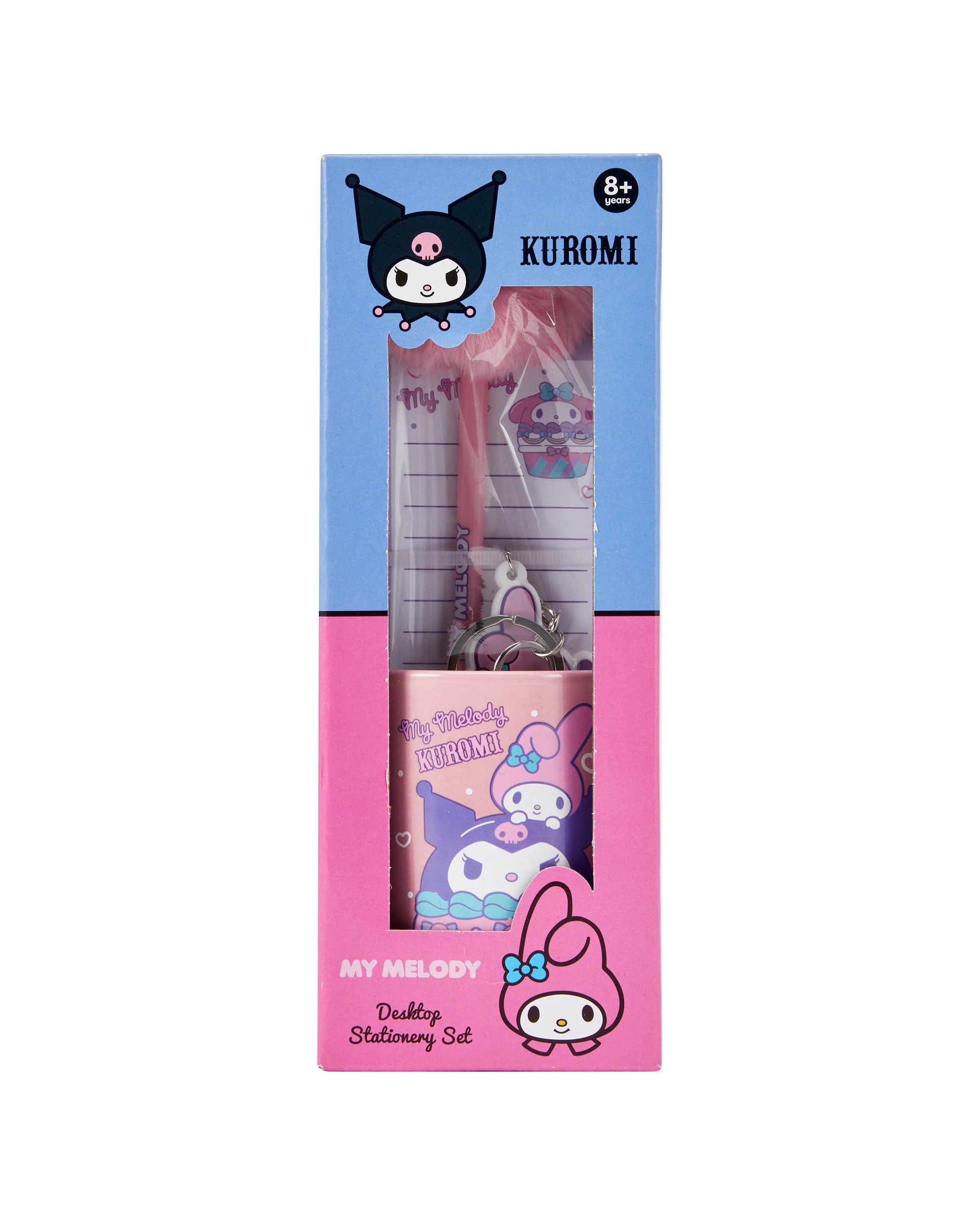 1 Kuromi and My Melody Desktop Stationery Set, 1 of 7