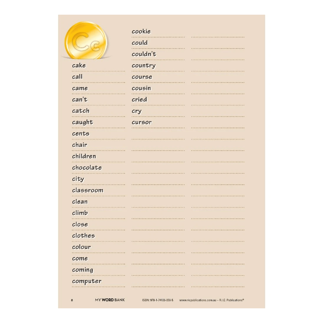 2 My Word Bank Book, 2 of 5