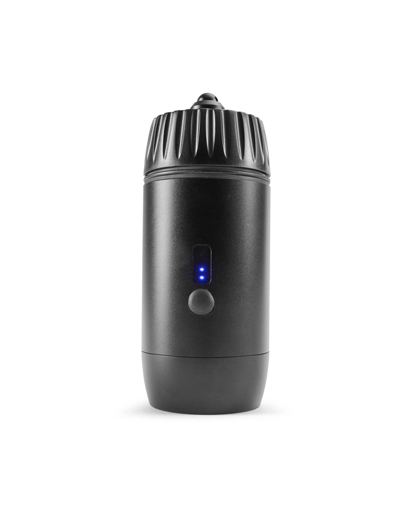 Waterproof Portable Charger with Light - Black