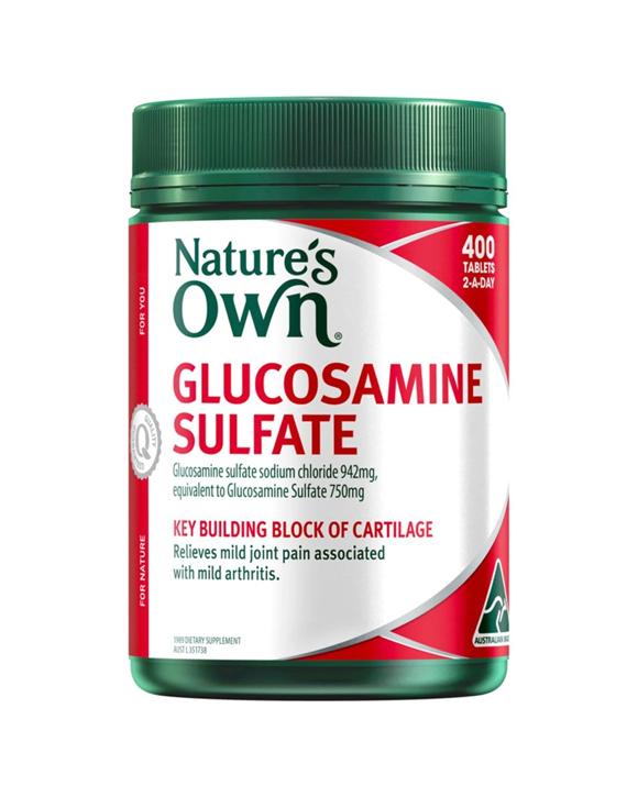 Nature's Own 400pc Glucosamine Sulfate Tablets Joint Support Supplement