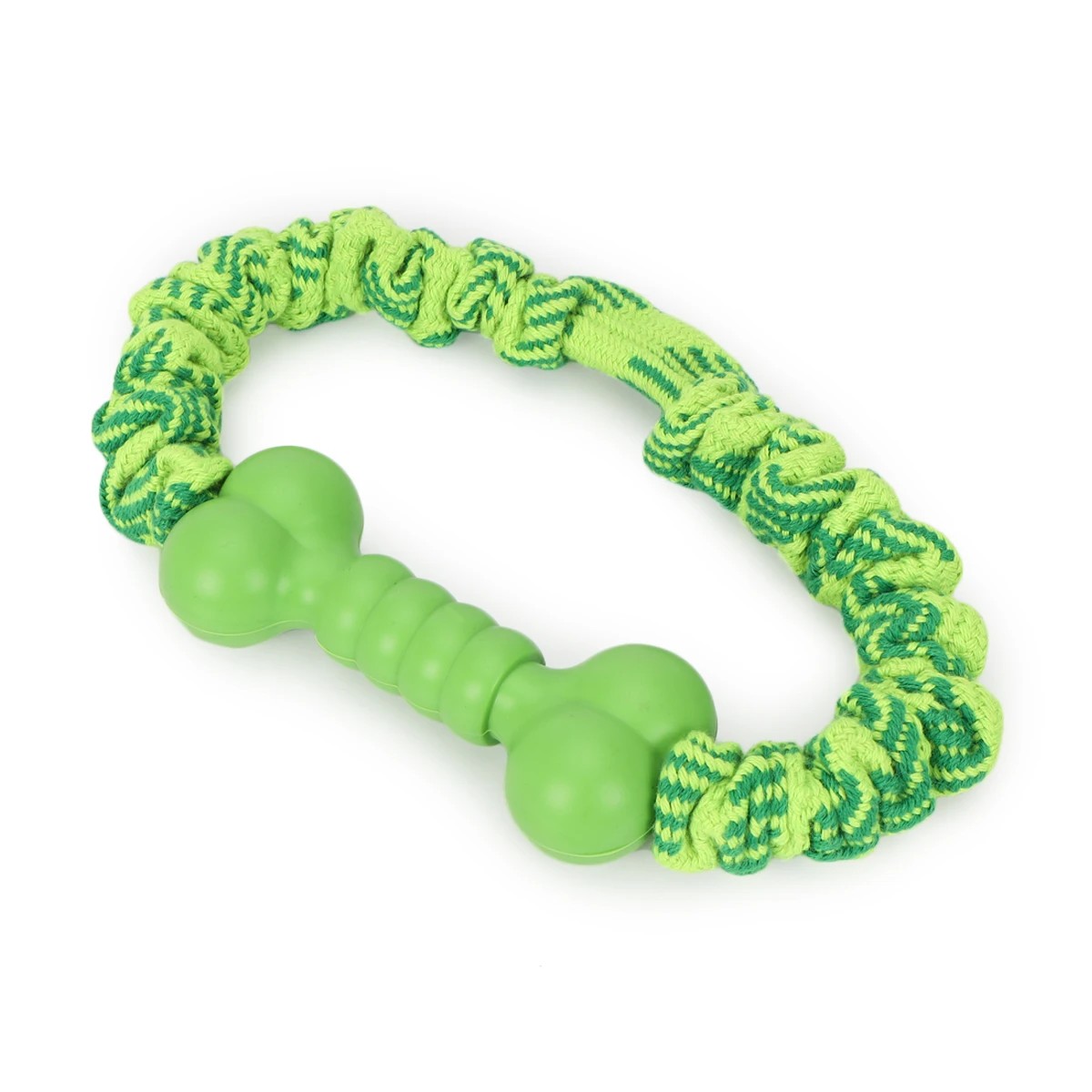 1 Pet Toy Rope Rubber Bone, 1 of 4