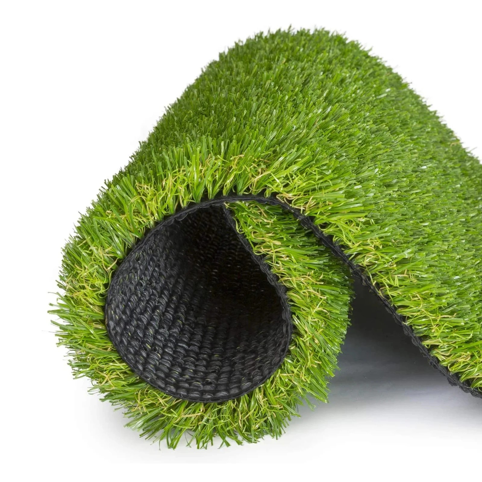 2 Artificial Grass 35mm 10sqm Synthetic Turf Gloss Fake Lawn 1mx10m - Green, 2 of 5