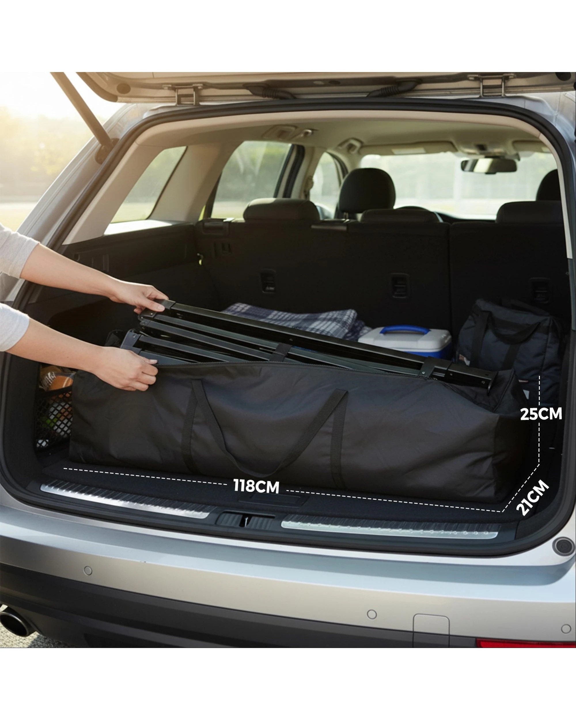 5 Advwin Grill BBQ Gazebo Outdoor Foldable -Beige, 5 of 8