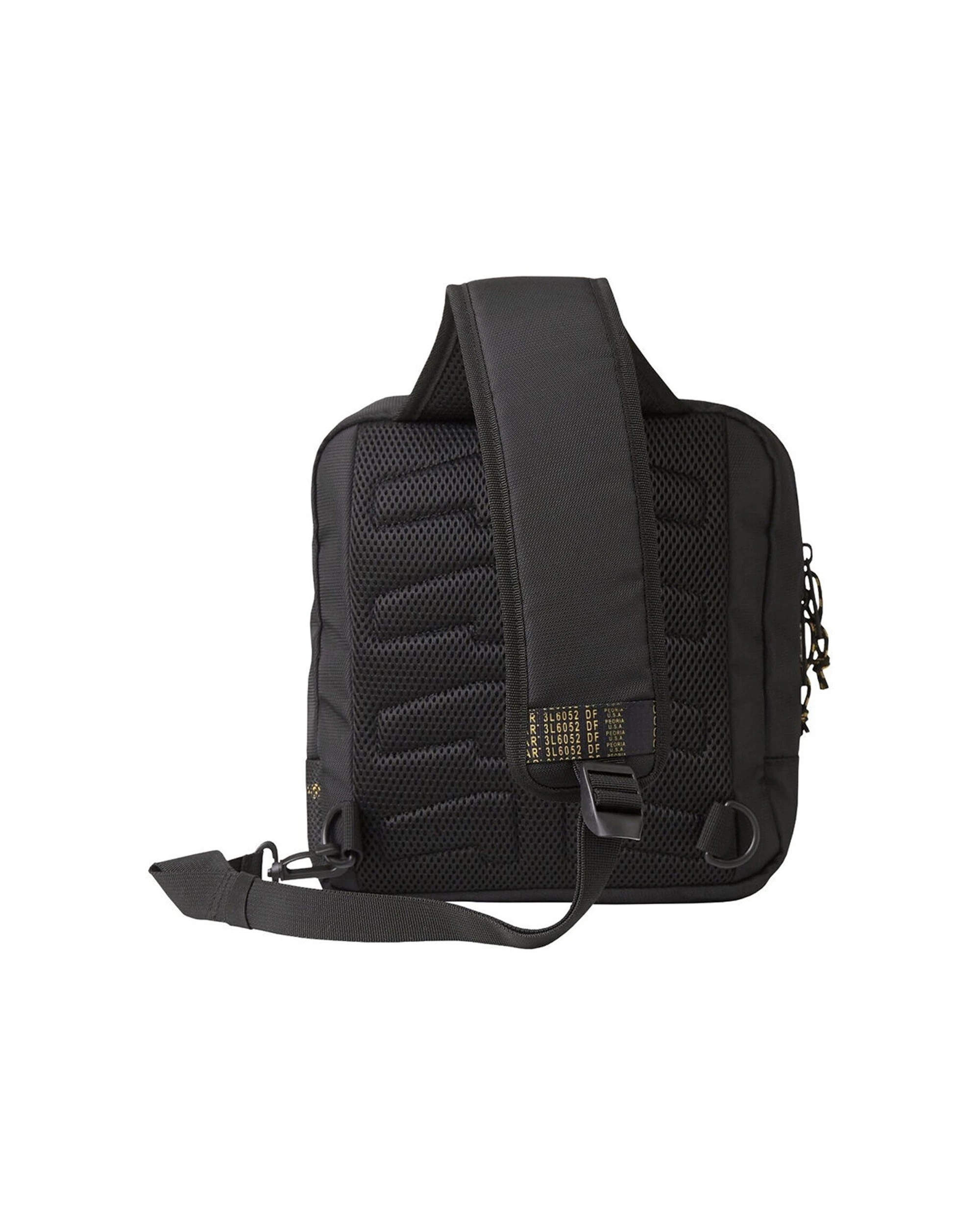 2 Caterpillar Mens CAT The Sixty Sling Bag Adjustable Strap 31x24cm Practical Use Bag 7L - Black, 2 of 3