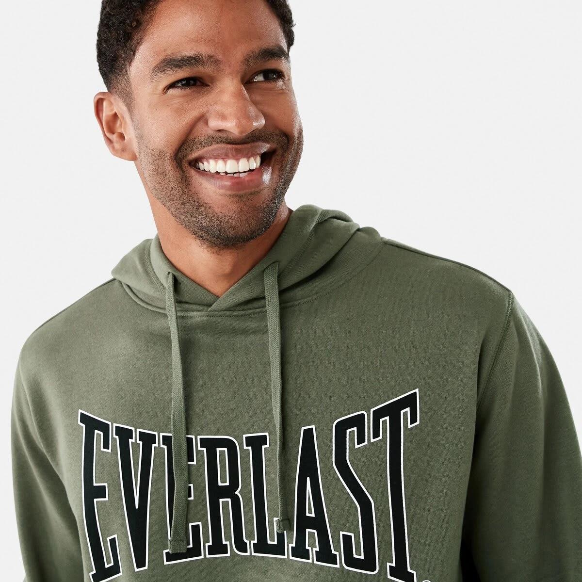 4 Everlast Mens Classic Sport Hoodie EVER CLASSIC KHAKI, 4 of 7