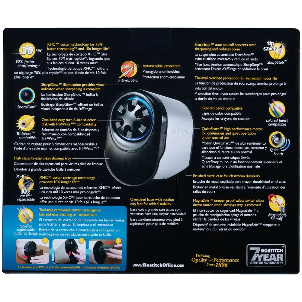 2 Bostitch Classroom Electric Sharpener Glow, 2 of 9