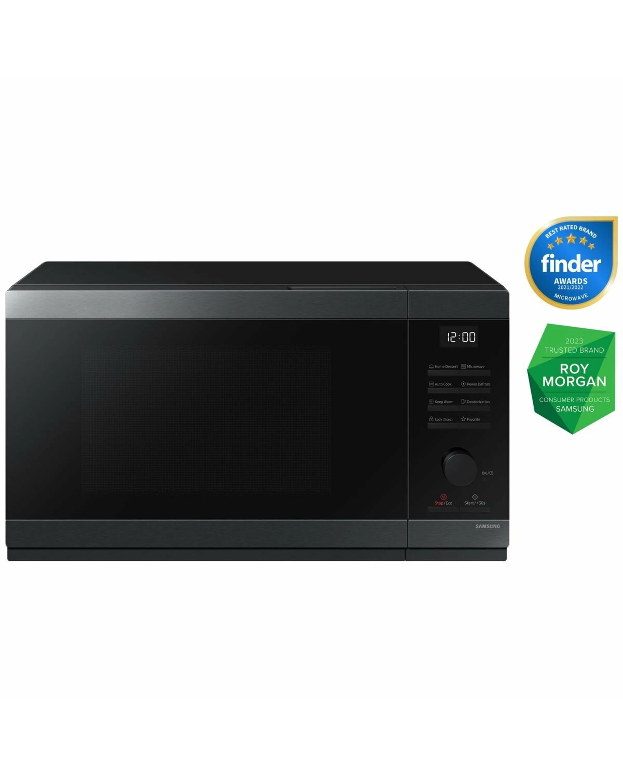 1 Samsung 32L 1000W Dark Stainless Steel Microwave, 1 of 5