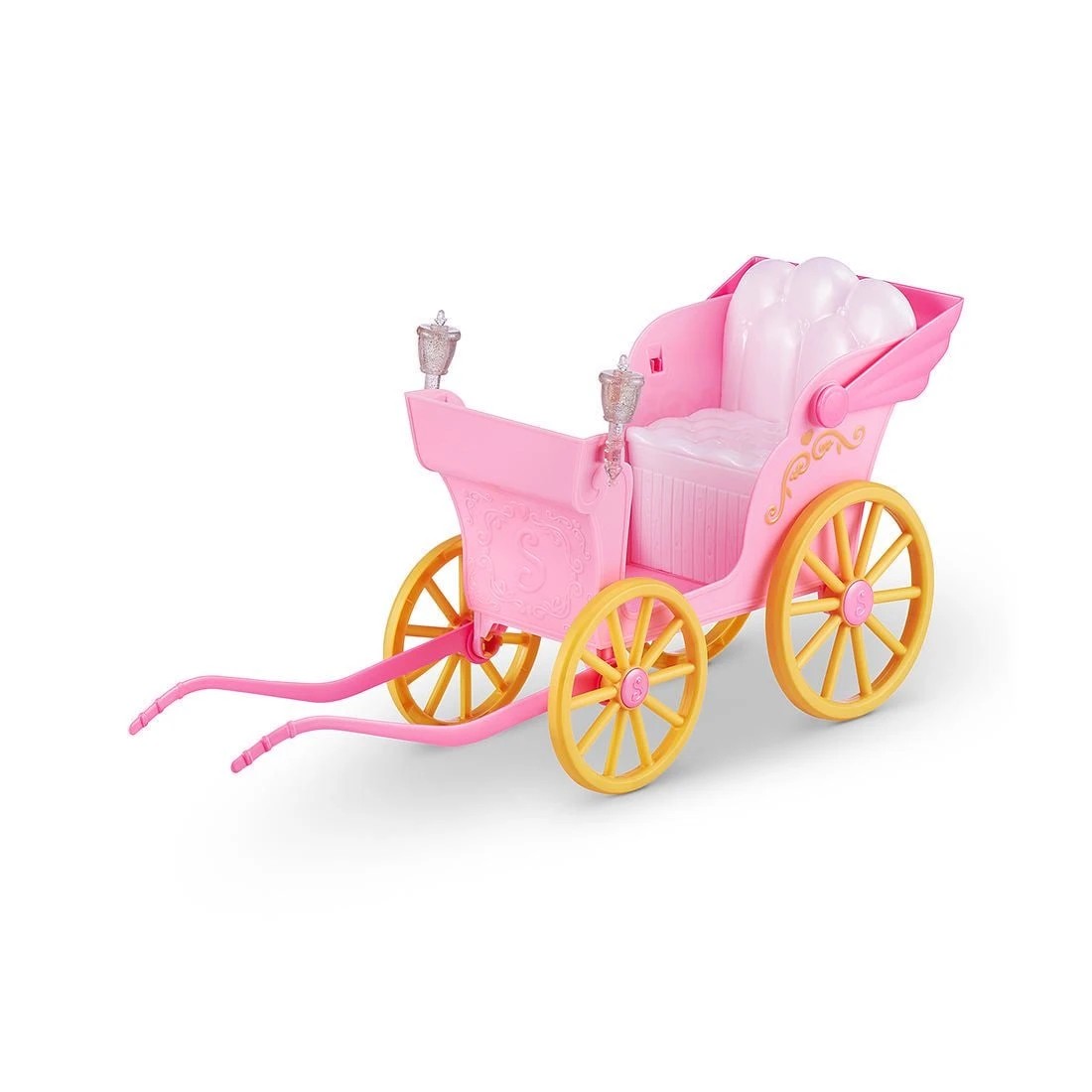 9 Sparkle Girlz Unicorn and Princess Doll with Carriage Set by ZURU - Pink, 9 of 10
