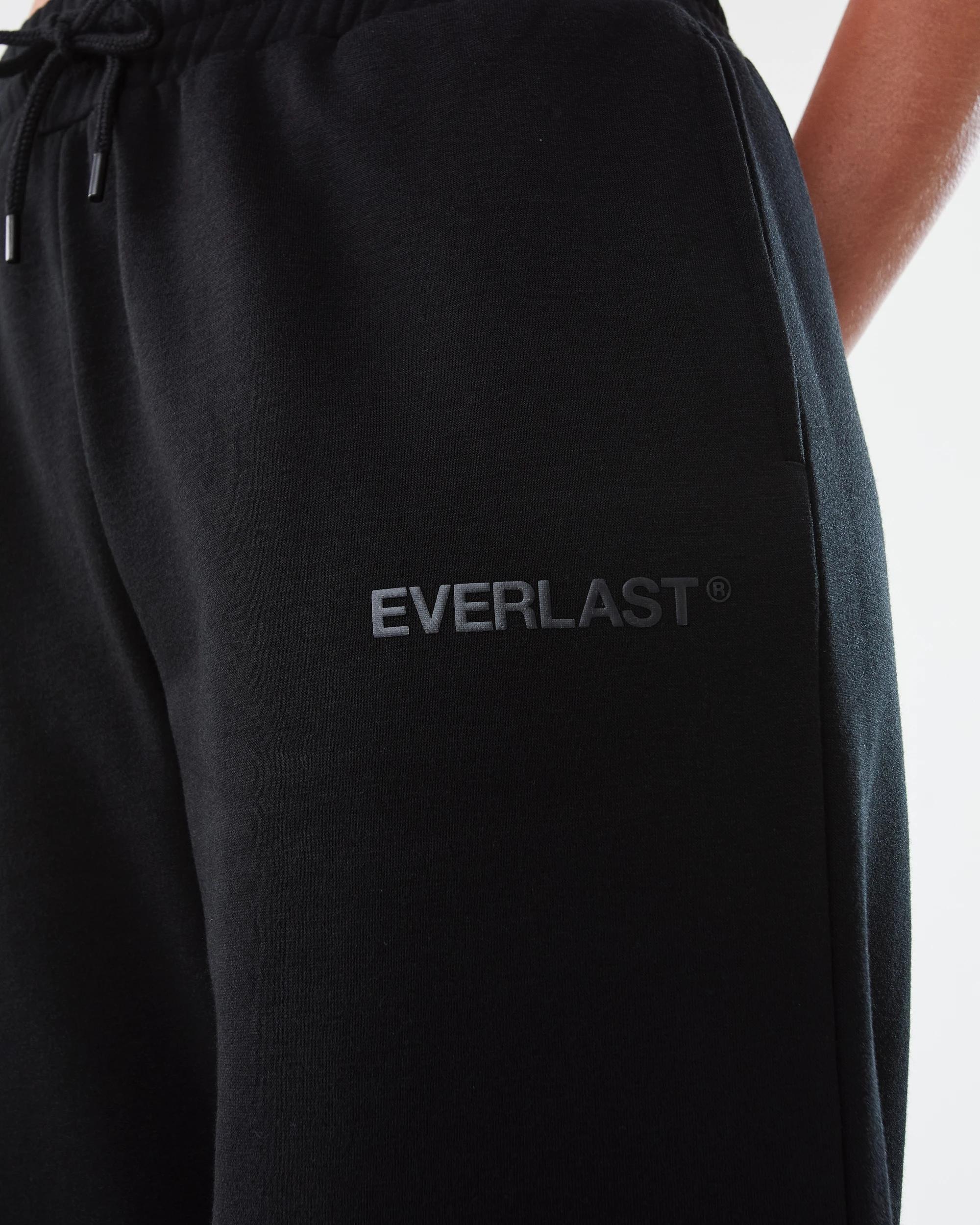 6 Everlast Womens Straight Leg Sweatpants Black, 6 of 7