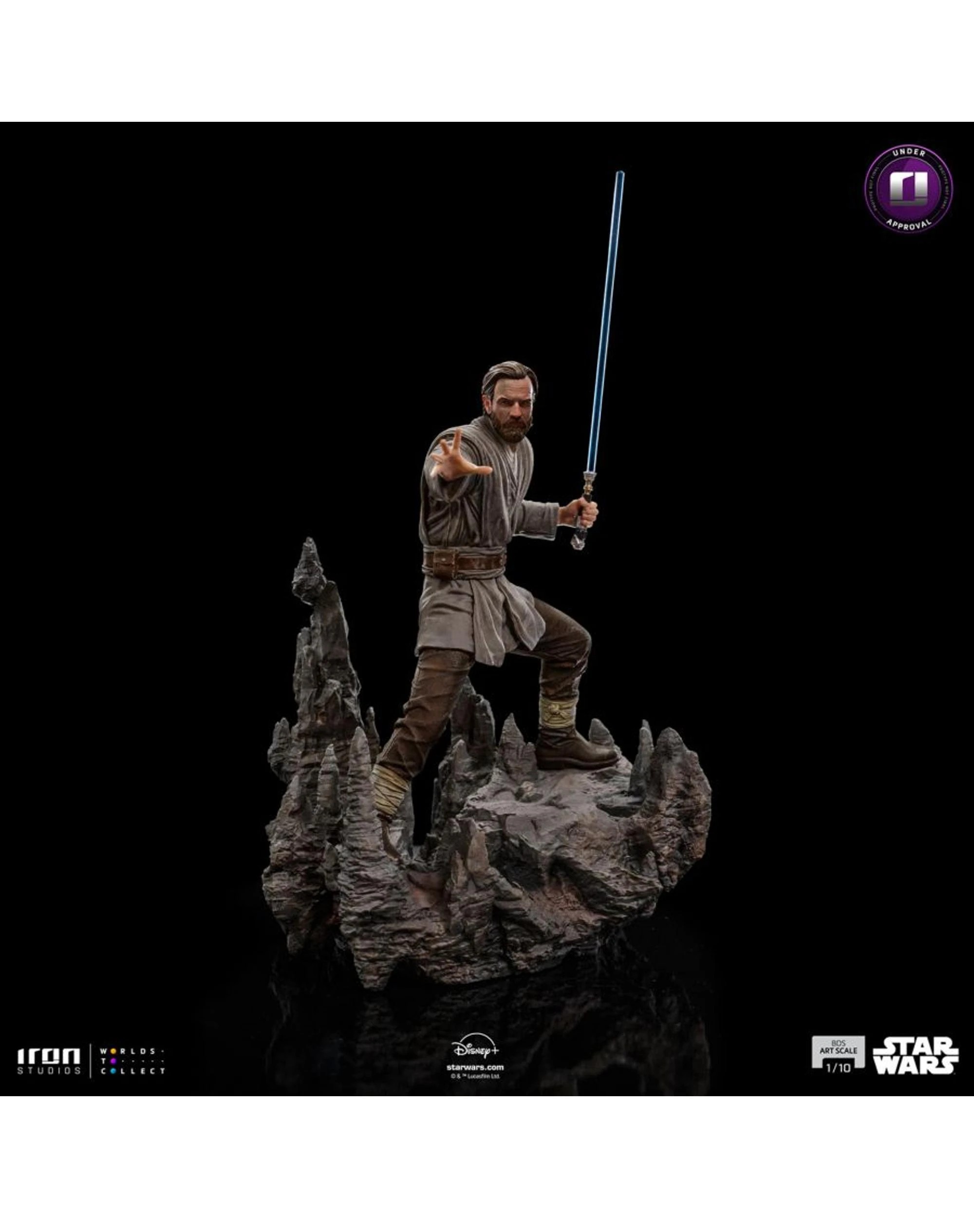 2 Iron Studios Star Wars Obi-Wan Obi-Wan Kenobi 1:10 Scale Statue, 2 of 10