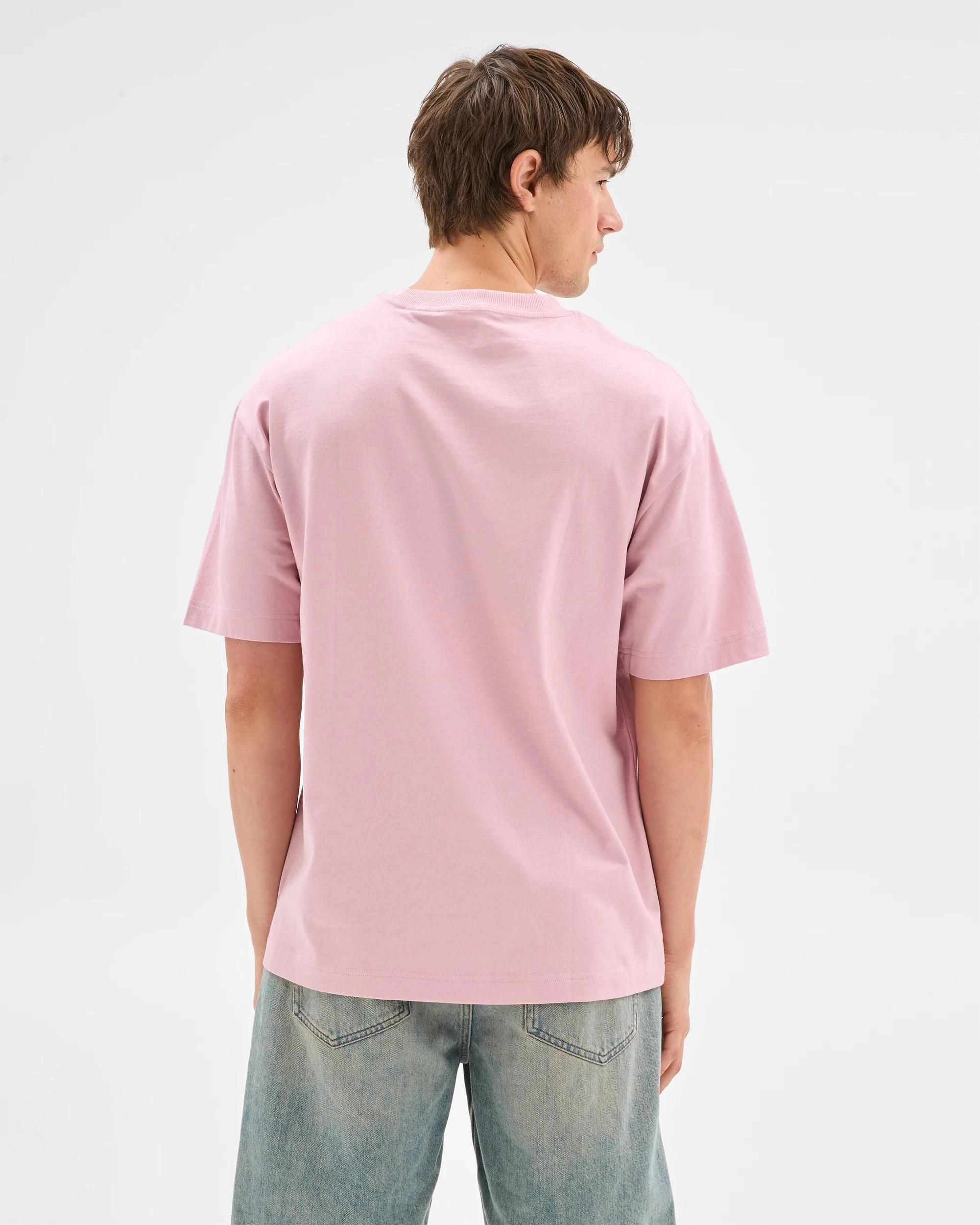 4 Commons Australian Cotton Oversized Heavy Core T-Shirt PINK, 4 of 5