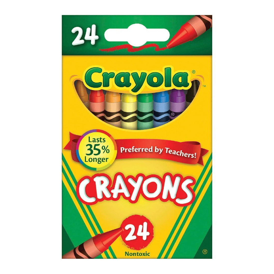 1 Crayola Crayons 24 Pack, 1 of 2