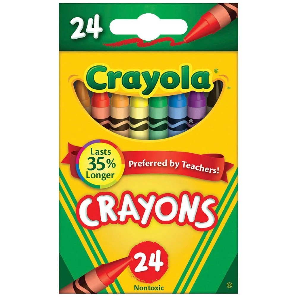 1 Crayola Crayons 24 Pack, 1 of 2