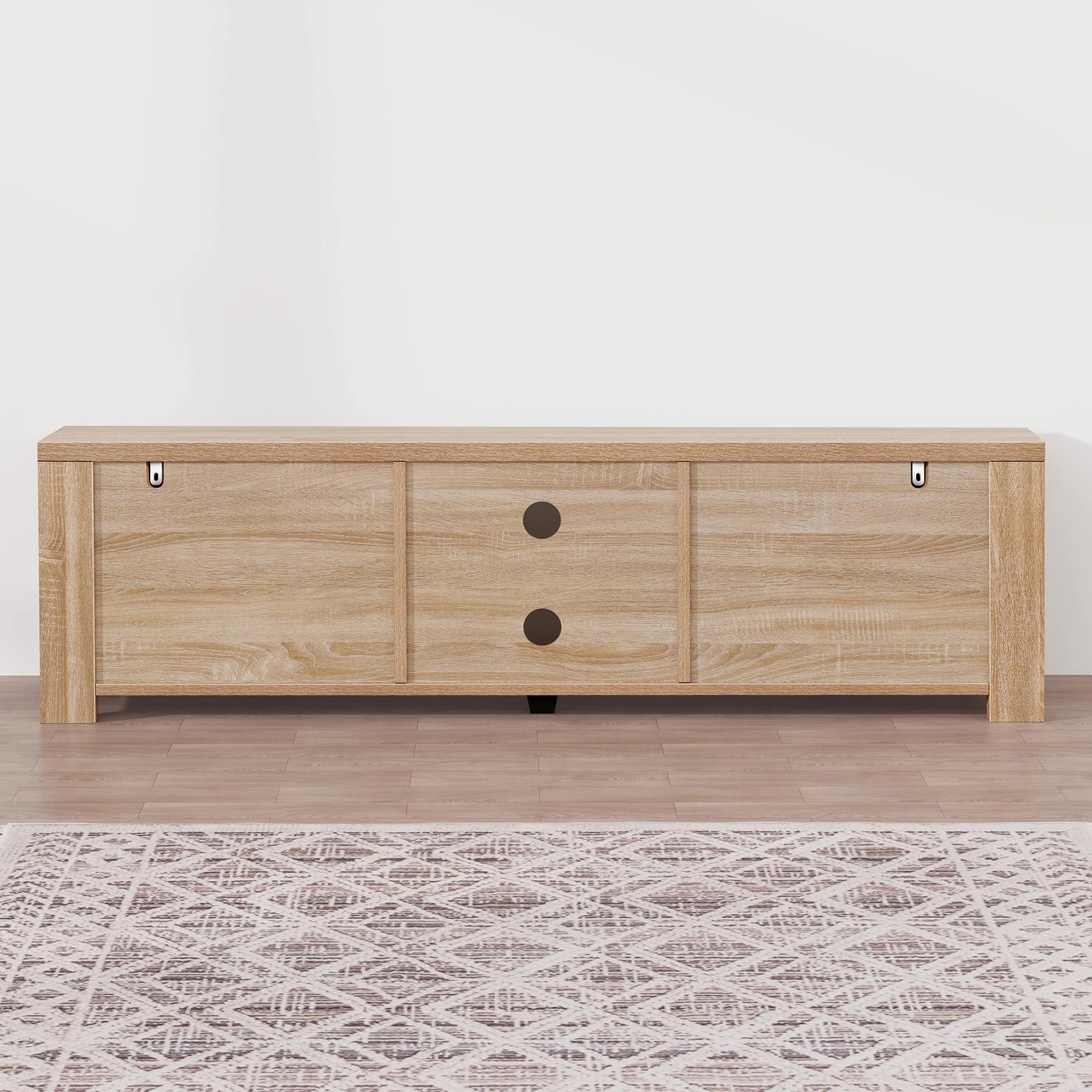 5 Alfordson TV Cabinet Entertainment Unit Stand Storage Shelf 160cm - Wood, 5 of 10