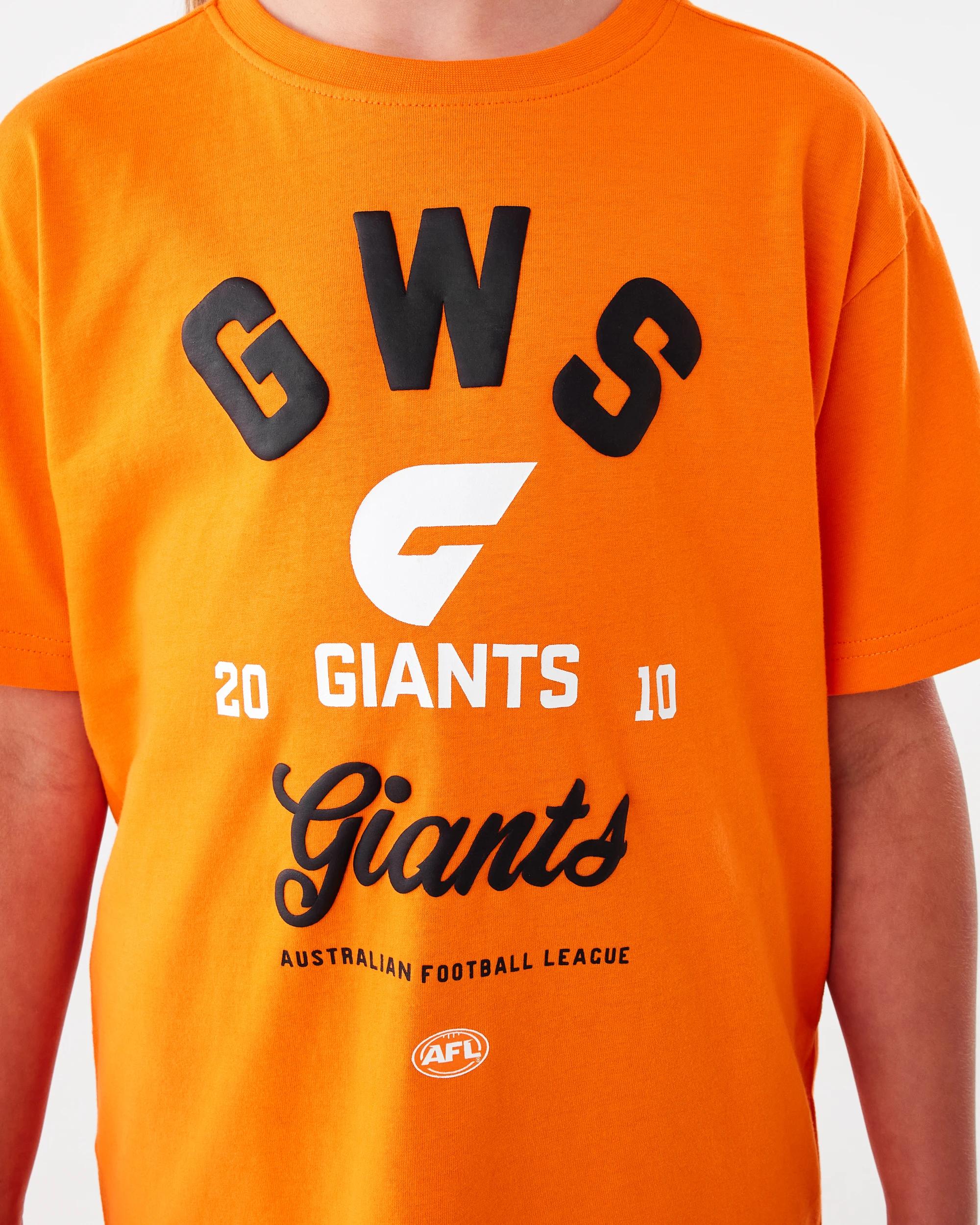 6 Official AFL Kids T-shirt Gws Giants, 6 of 9