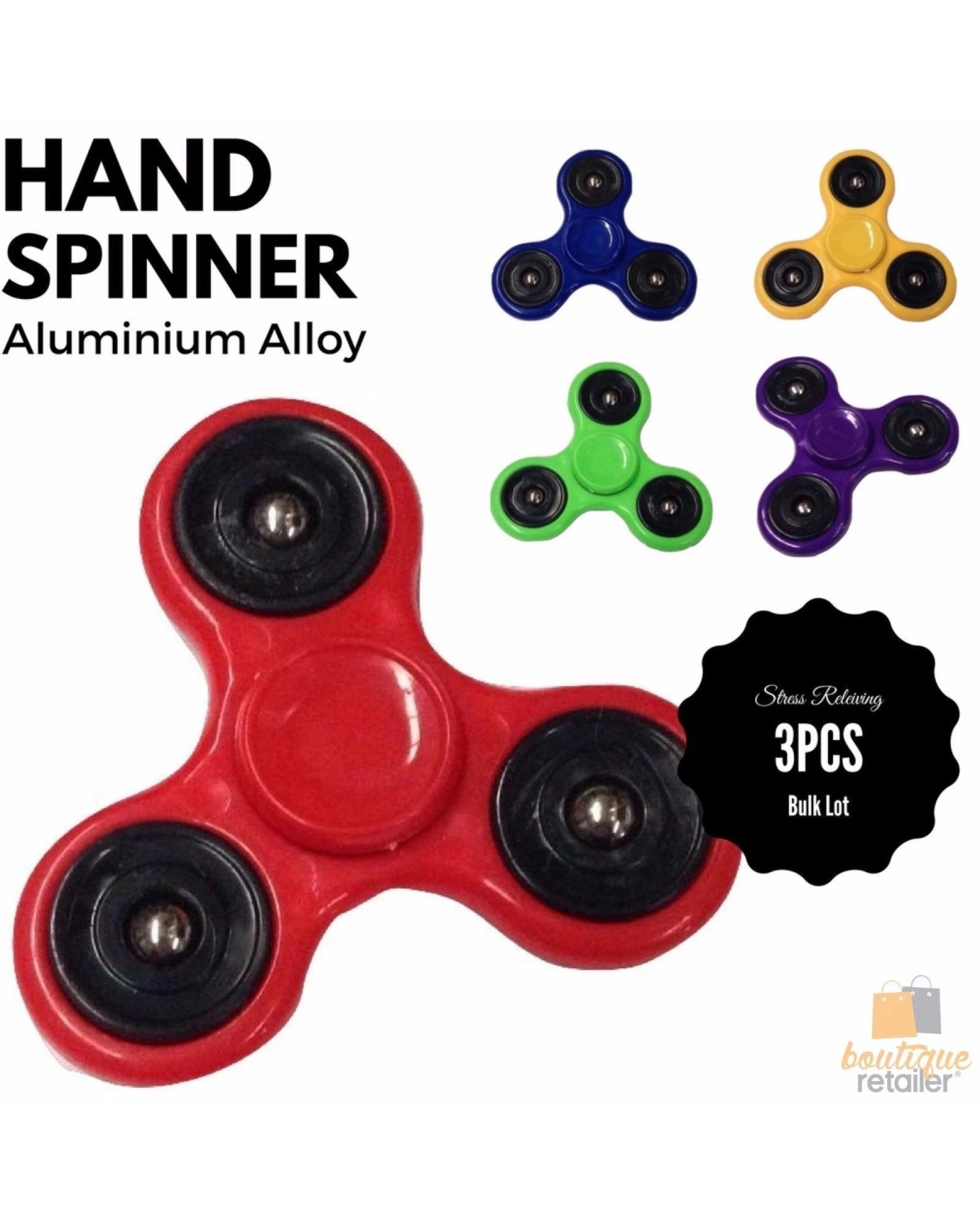 9 BR Costumes Fidget Hand Spinner Set for Focus and Stress Relief, 9 of 10