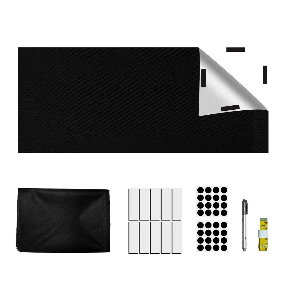 Ausway Cuttable Blackout Blind 400x145cm 100% Sun UV Light Blocking ...