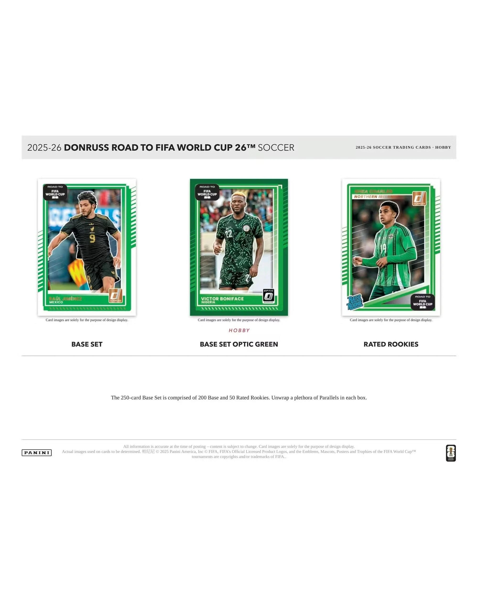 4 Panini 2025/2026 Donruss Road to FIFA World Cup Soccer Hobby Box, 4 of 9