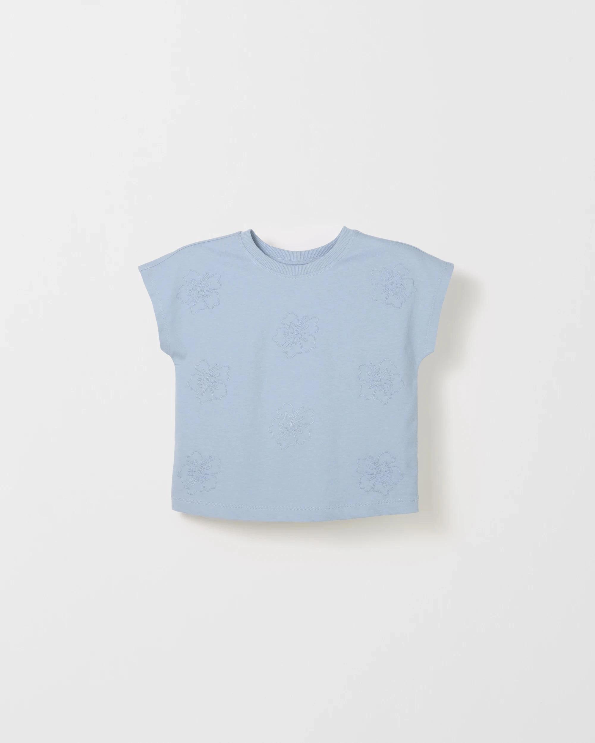 1 Target Australian Cotton Oversized Embossed Tank BLUE, 1 of 2