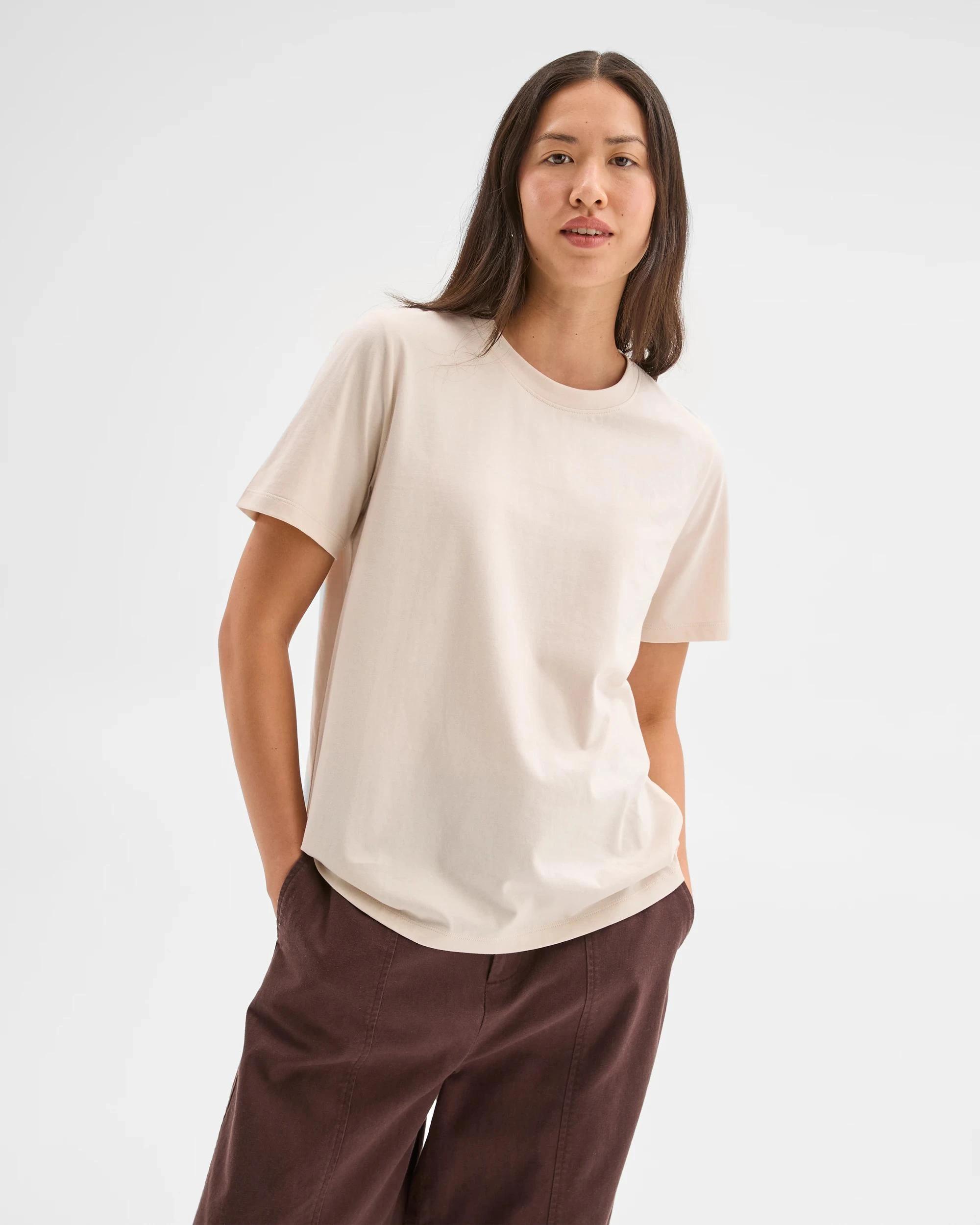 1 Target Australian Cotton Classic T-Shirt OATMEAL, 1 of 5