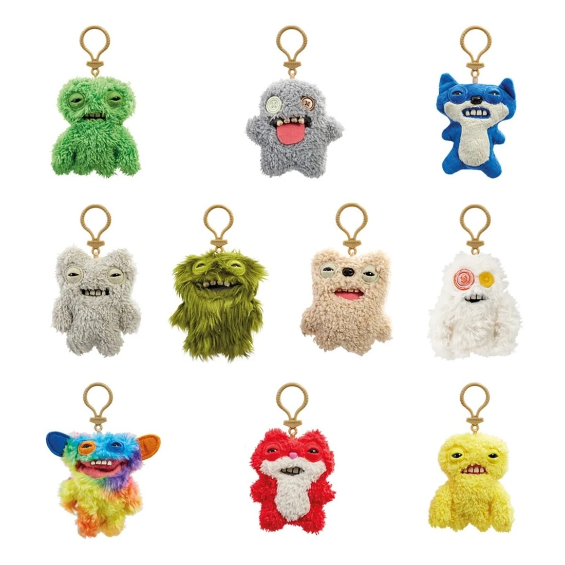 1 Fuggler Keyring - Assorted, 1 of 10
