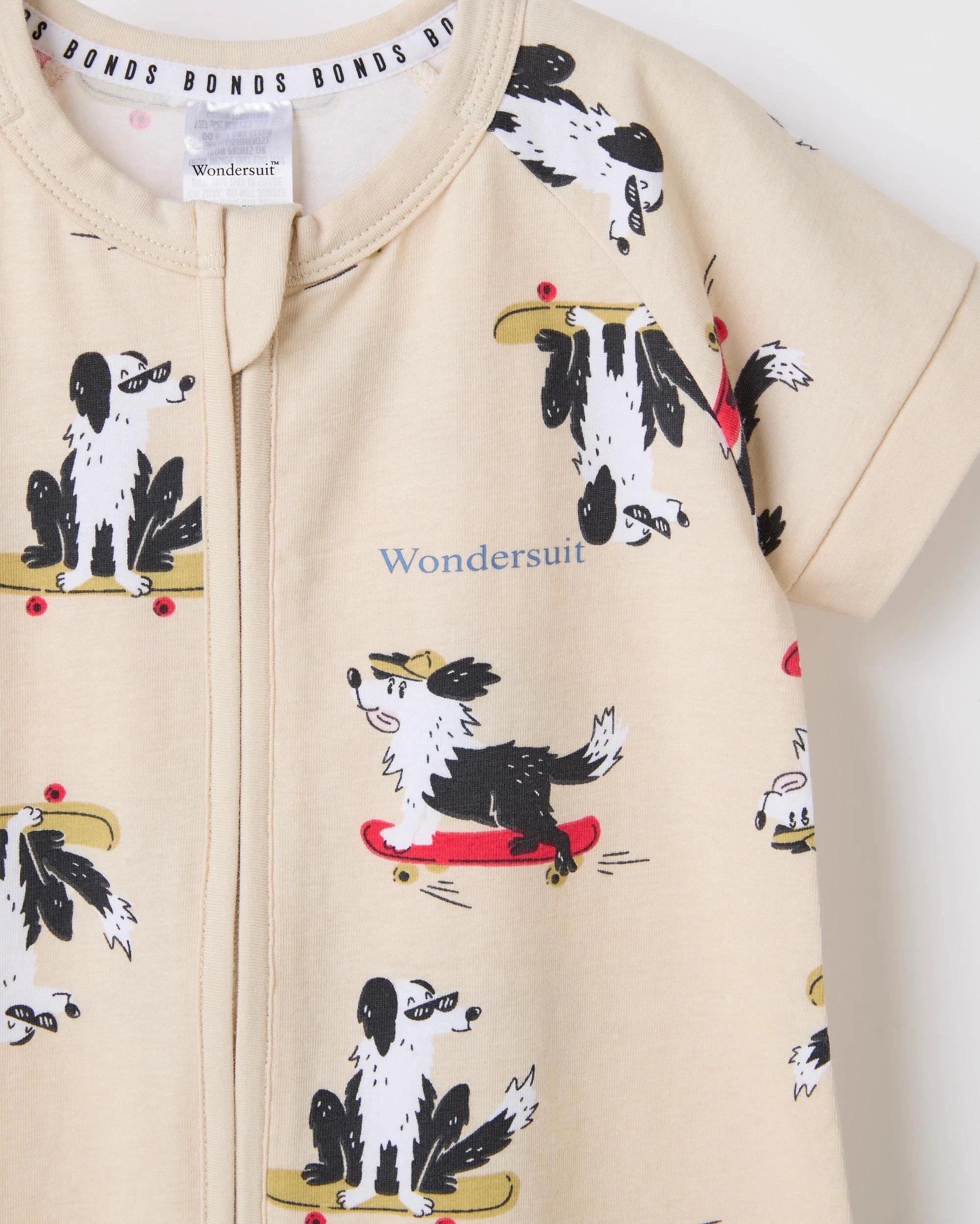 3 Bonds Baby Zippy Wondersuit Romper CRUISING CANE, 3 of 4