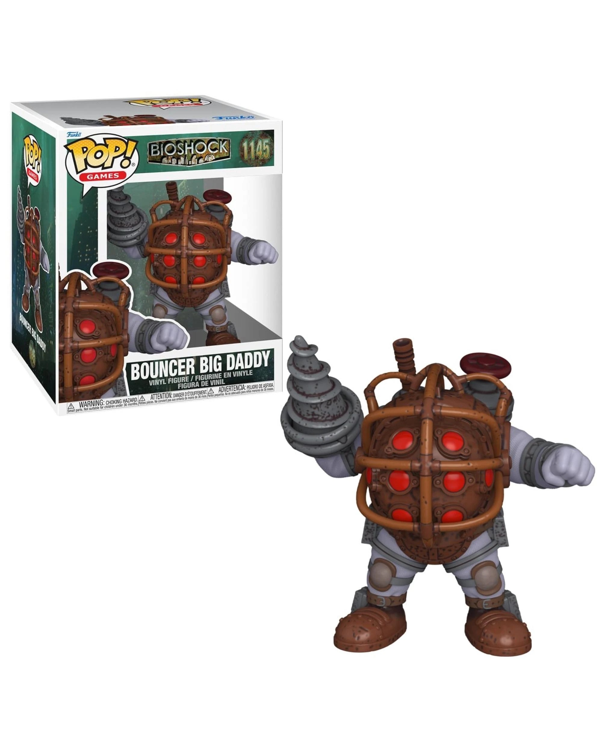 1 Bioshock Bouncer Big Daddy 6 inch Funko POP! Vinyl, 1 of 3