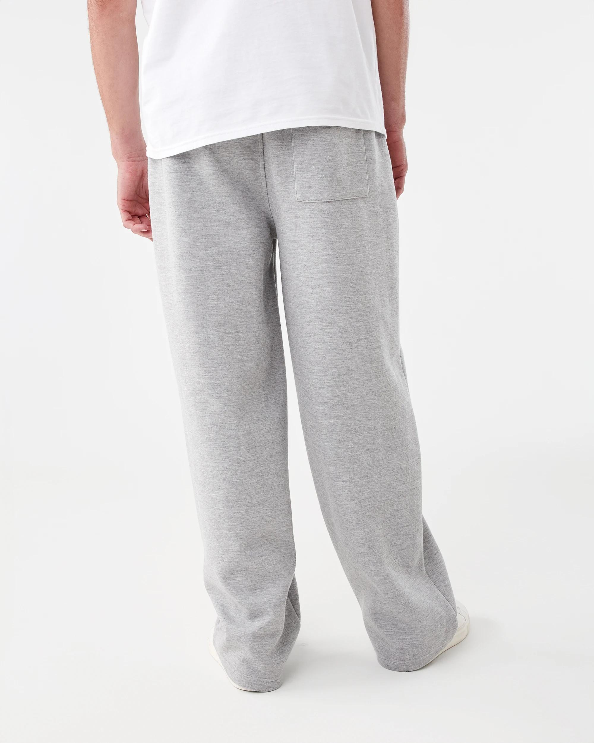 3 Interlock Open Leg Trackpants Grey Marle, 3 of 6