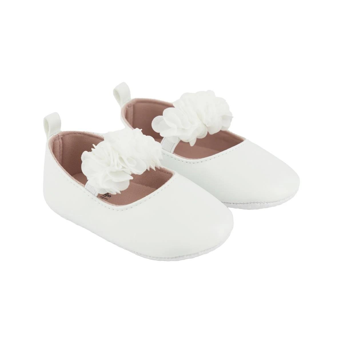 4 Baby A-Bar Shoes WHITE, 4 of 5