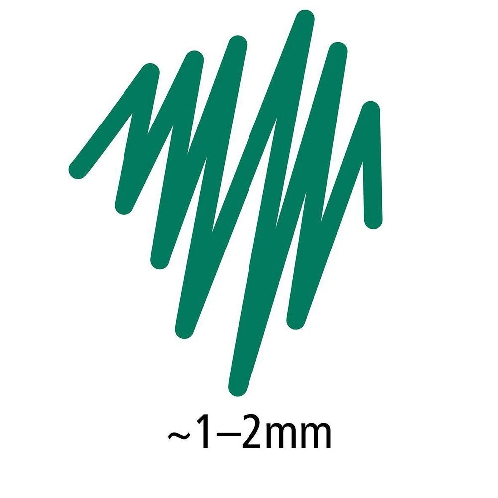 3 Staedtler Lumocolor Compact Whiteboard Marker Bullet Green, 3 of 3