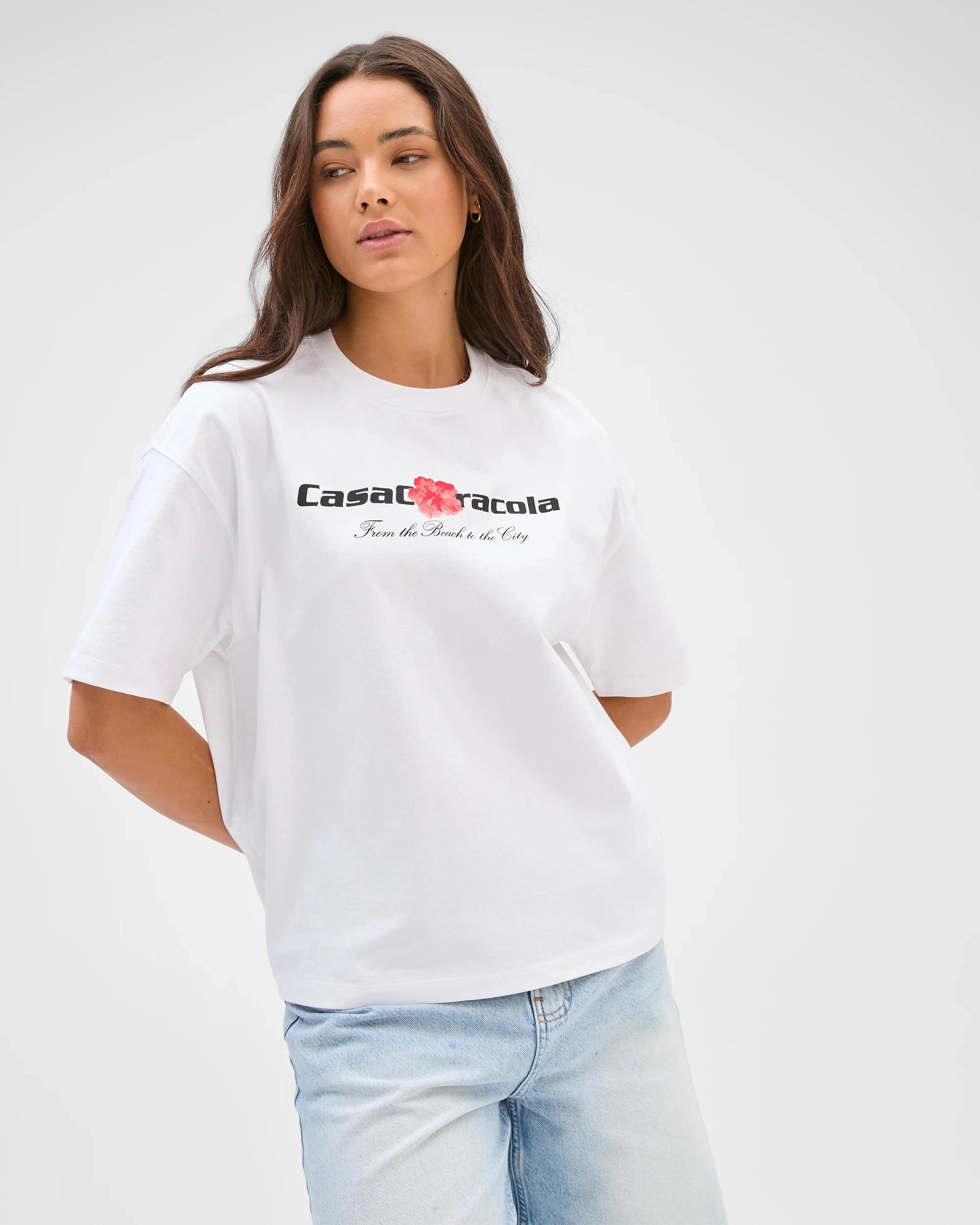 2 Lily Loves Australian Cotton Oversized Printed T-Shirt CASA CARACOLA, 2 of 7