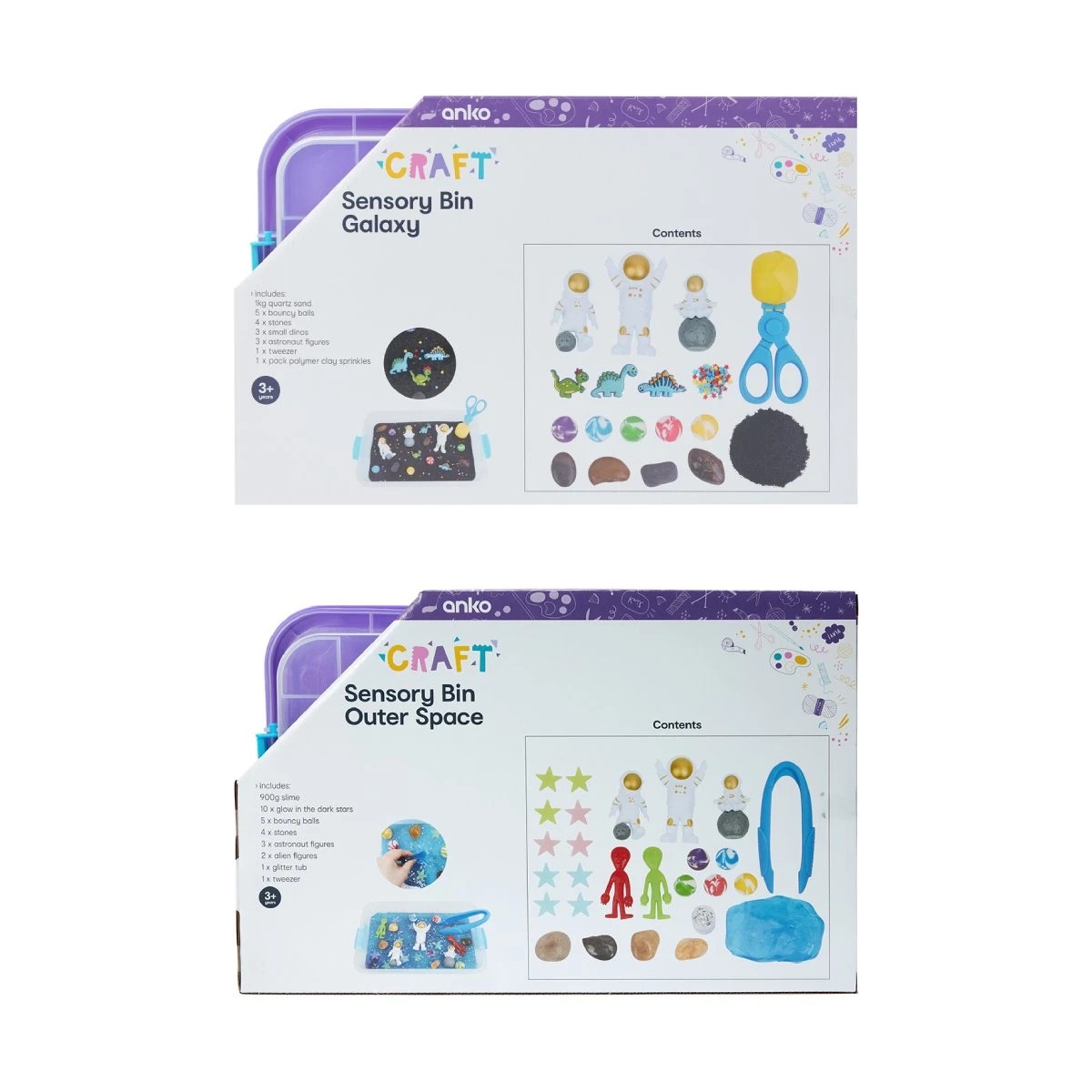 10 Galaxy/Outer Space Sensory Bin Set - Assorted, 10 of 10