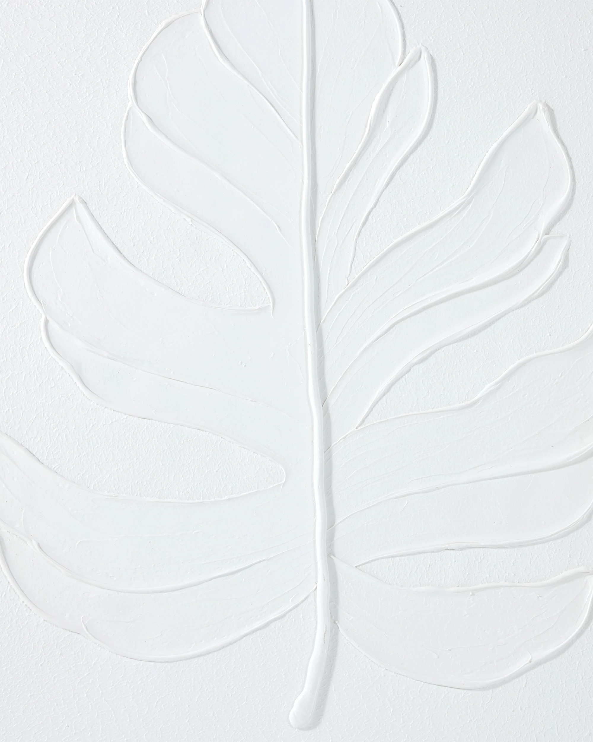 3 Textured Leaf Framed Canvas - 80cm x 80cm, 3 of 5