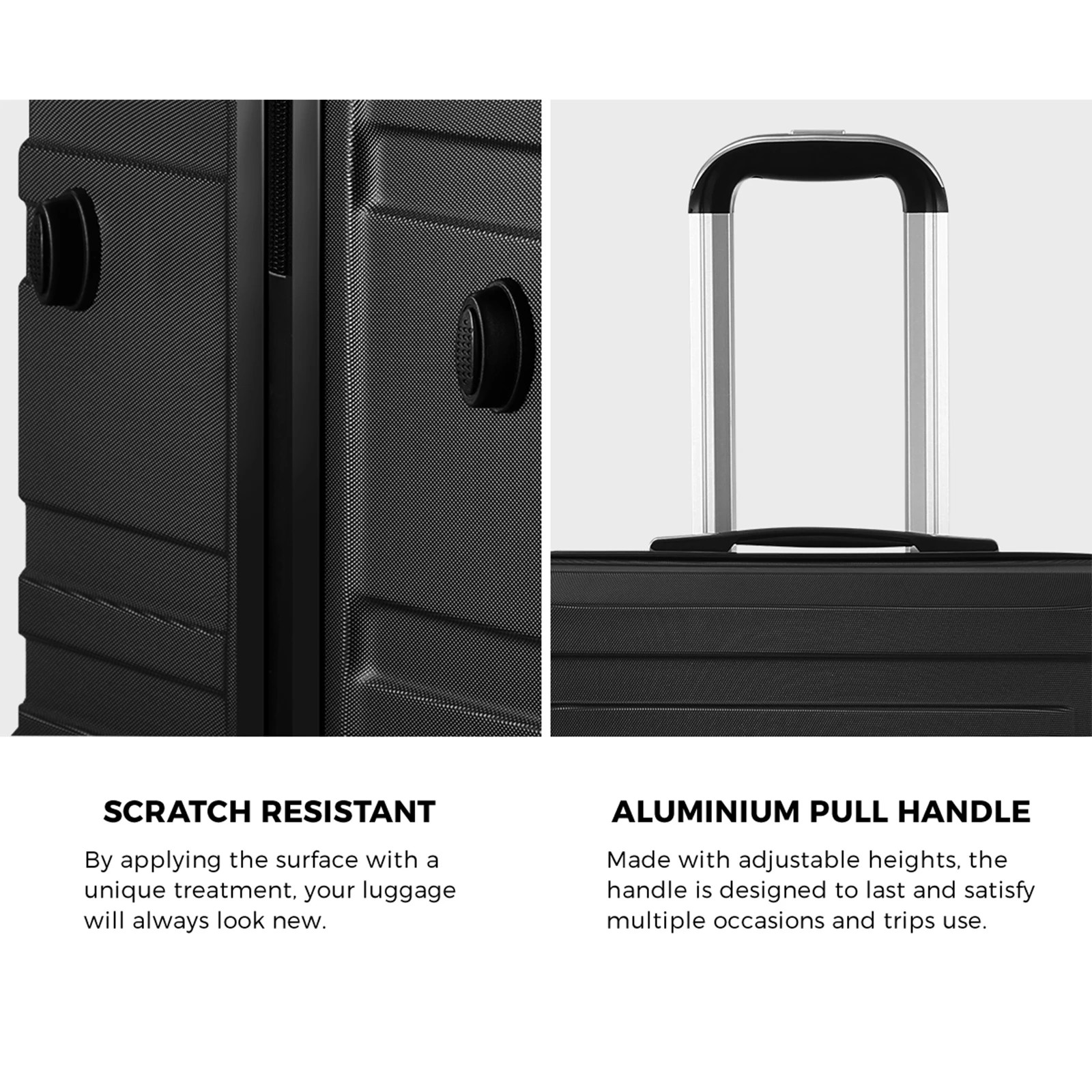 4 Mazam 28" Luggage Suitcase Travel TSA Lock Storage Hard Shell Case - Black, 4 of 9