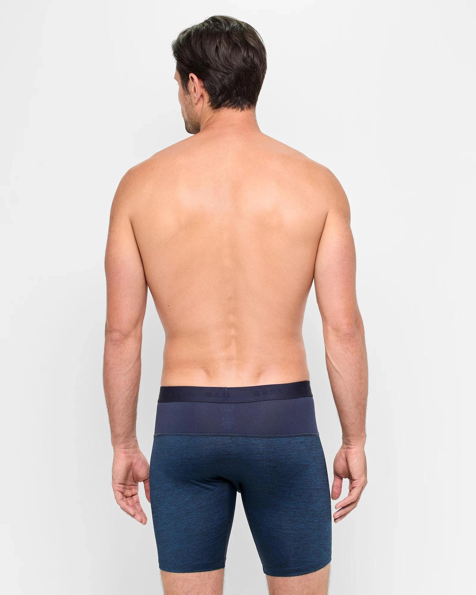 3 Long Length Performance Trunks - Maxx NAVY BLUE, 3 of 3